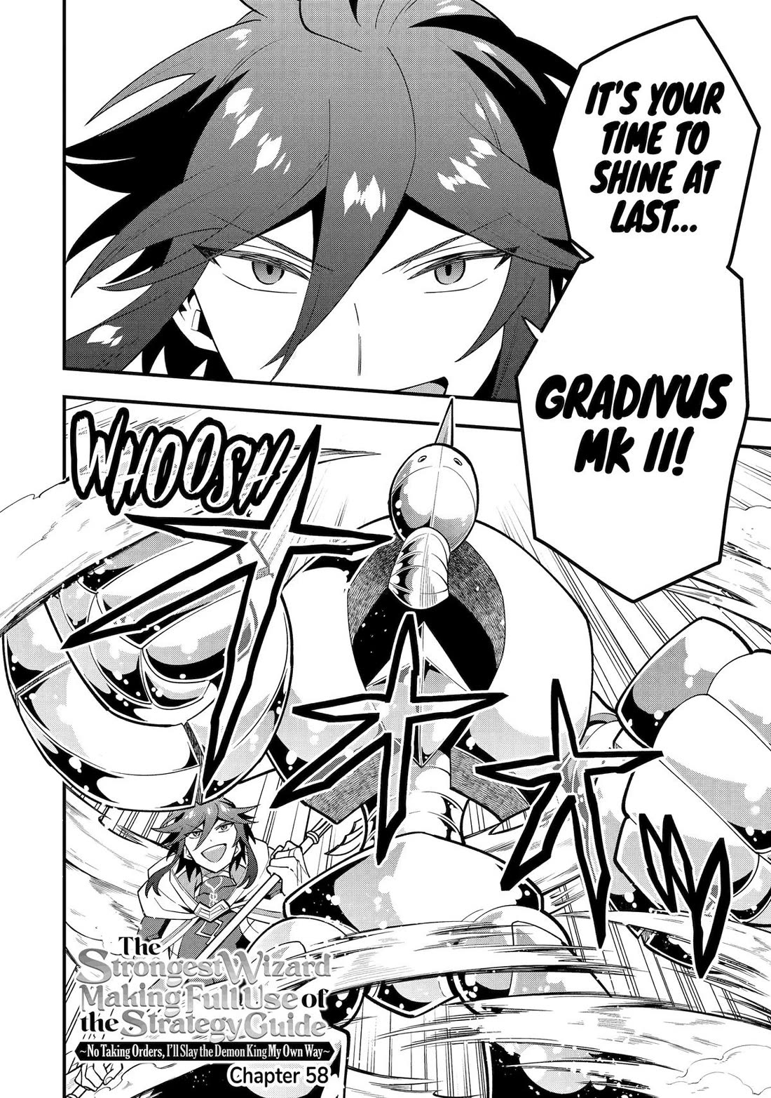 Kouryakuhon o Kushi Suru Saikyou no Mahoutsukai ~< meirei sa sero > to wa Iwa Senai Oreryuu Mao Tobatsu Saizen Ruuto ~ Chapter 58 page 2 - Chapter 58