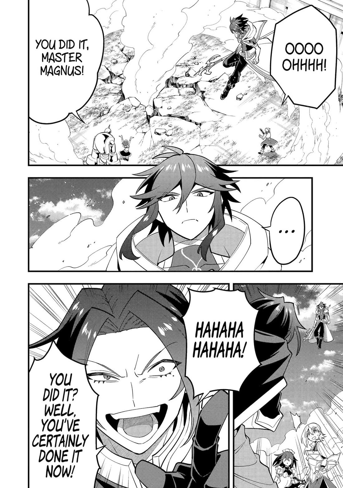 Kouryakuhon o Kushi Suru Saikyou no Mahoutsukai ~< meirei sa sero > to wa Iwa Senai Oreryuu Mao Tobatsu Saizen Ruuto ~ Chapter 59 page 11 - Chapter 59