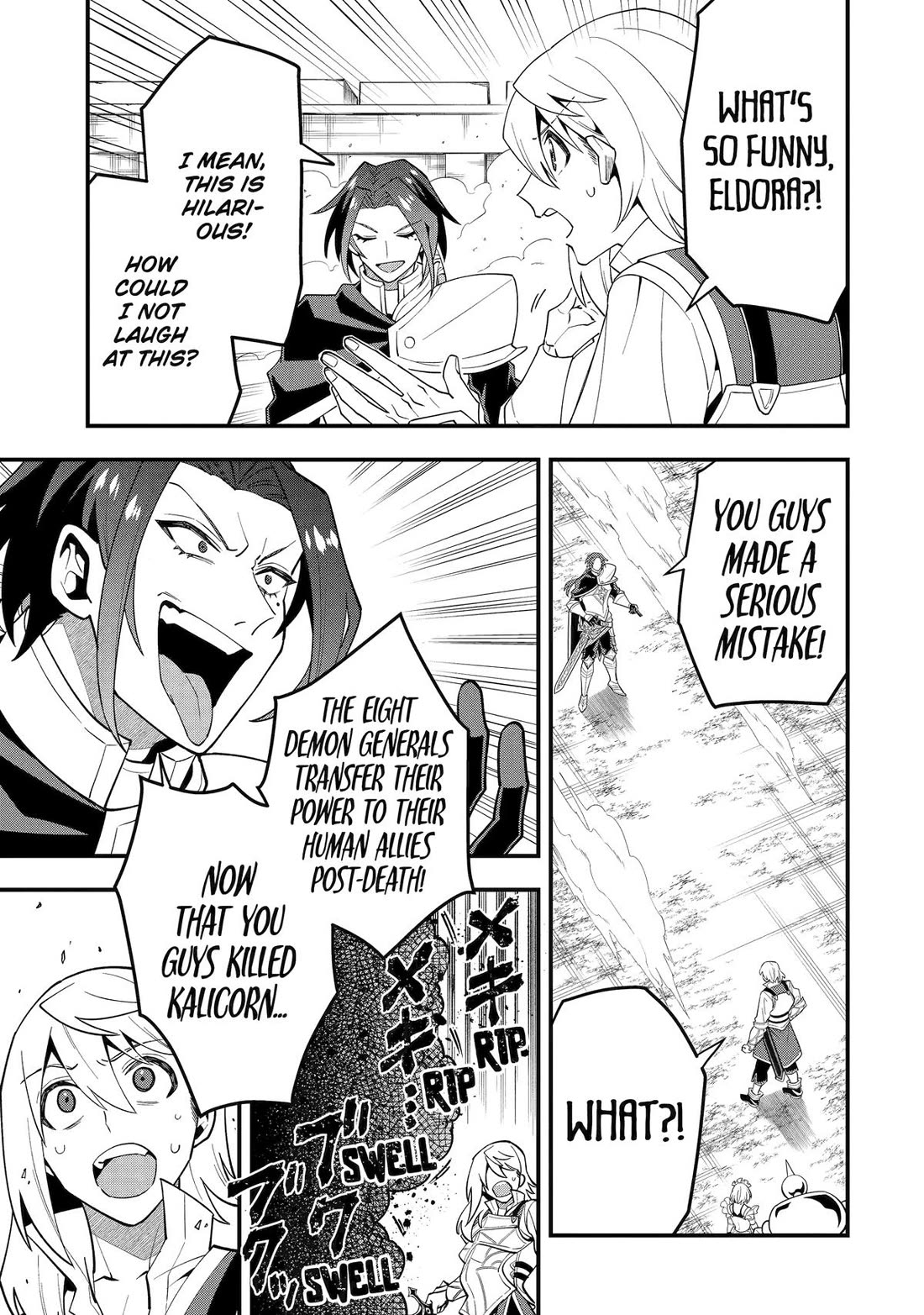 Kouryakuhon o Kushi Suru Saikyou no Mahoutsukai ~< meirei sa sero > to wa Iwa Senai Oreryuu Mao Tobatsu Saizen Ruuto ~ Chapter 59 page 12 - Chapter 59