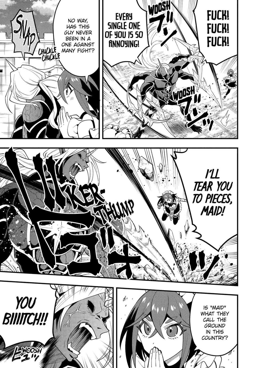 Kouryakuhon o Kushi Suru Saikyou no Mahoutsukai ~< meirei sa sero > to wa Iwa Senai Oreryuu Mao Tobatsu Saizen Ruuto ~ Chapter 59 page 18 - Chapter 59