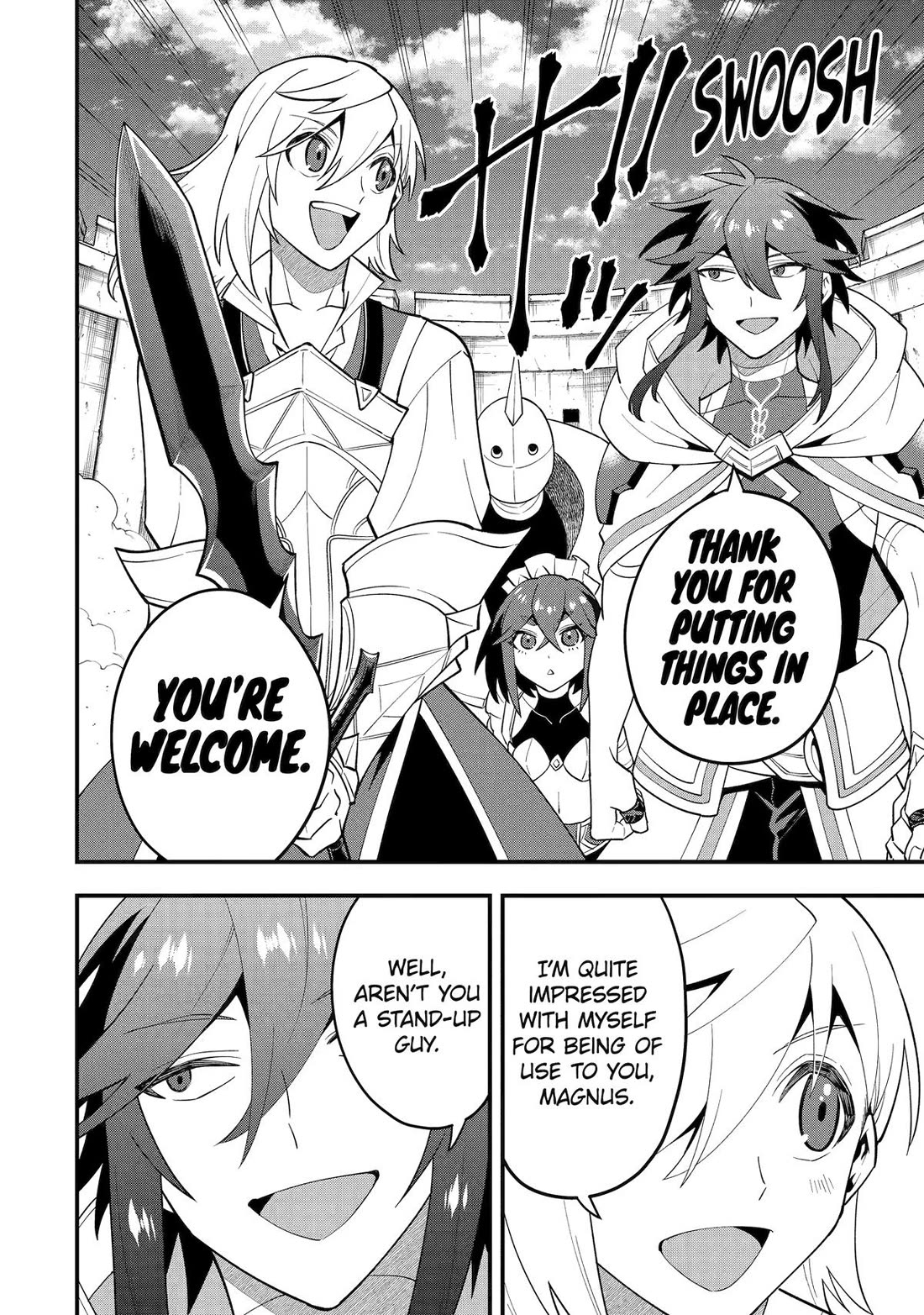Kouryakuhon o Kushi Suru Saikyou no Mahoutsukai ~< meirei sa sero > to wa Iwa Senai Oreryuu Mao Tobatsu Saizen Ruuto ~ Chapter 59 page 6 - Chapter 59