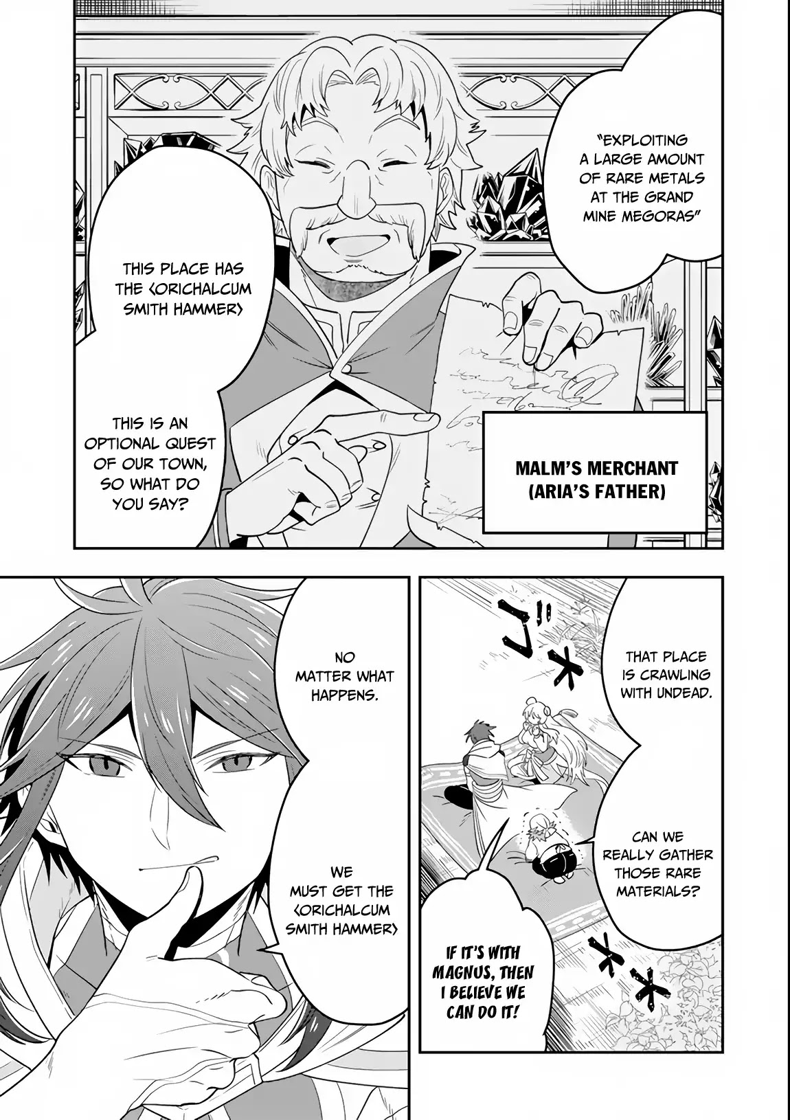 Kouryakuhon o Kushi Suru Saikyou no Mahoutsukai ~< meirei sa sero > to wa Iwa Senai Oreryuu Mao Tobatsu Saizen Ruuto ~ Chapter 6 page 12 - Chapter 6