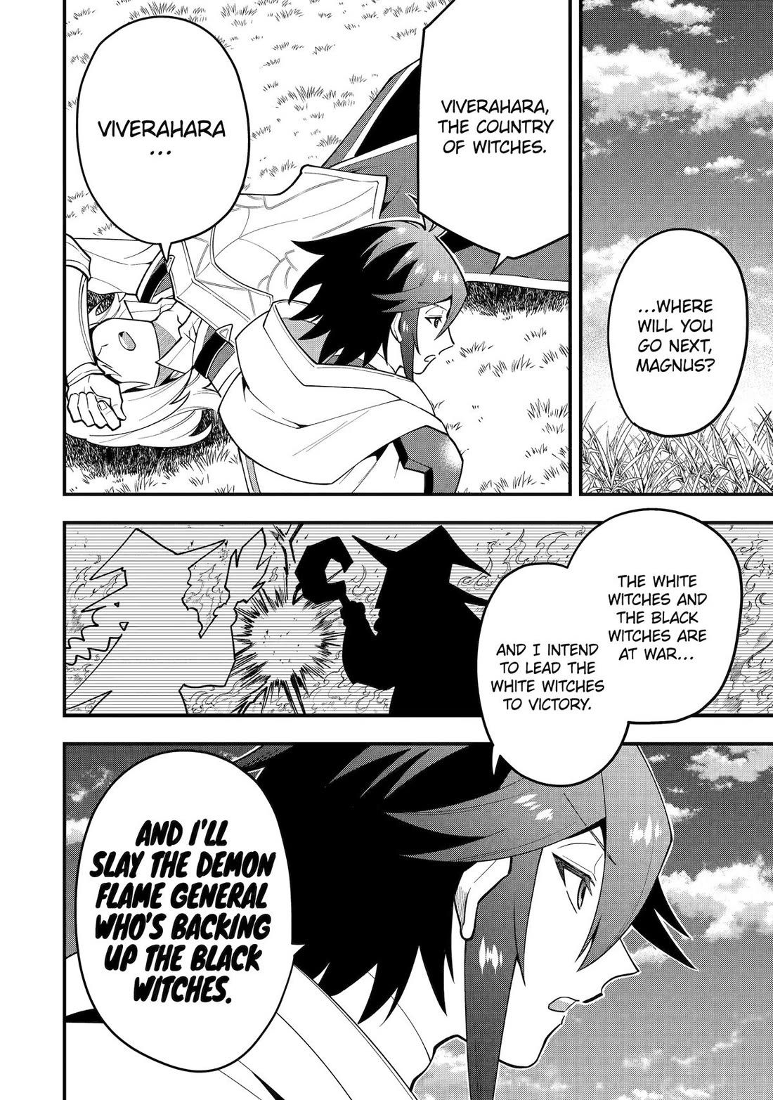 Kouryakuhon o Kushi Suru Saikyou no Mahoutsukai ~< meirei sa sero > to wa Iwa Senai Oreryuu Mao Tobatsu Saizen Ruuto ~ Chapter 60 page 28 - Chapter 60