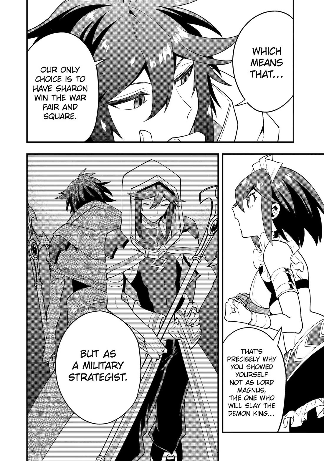 Kouryakuhon o Kushi Suru Saikyou no Mahoutsukai ~< meirei sa sero > to wa Iwa Senai Oreryuu Mao Tobatsu Saizen Ruuto ~ Chapter 62 page 26 - Chapter 62