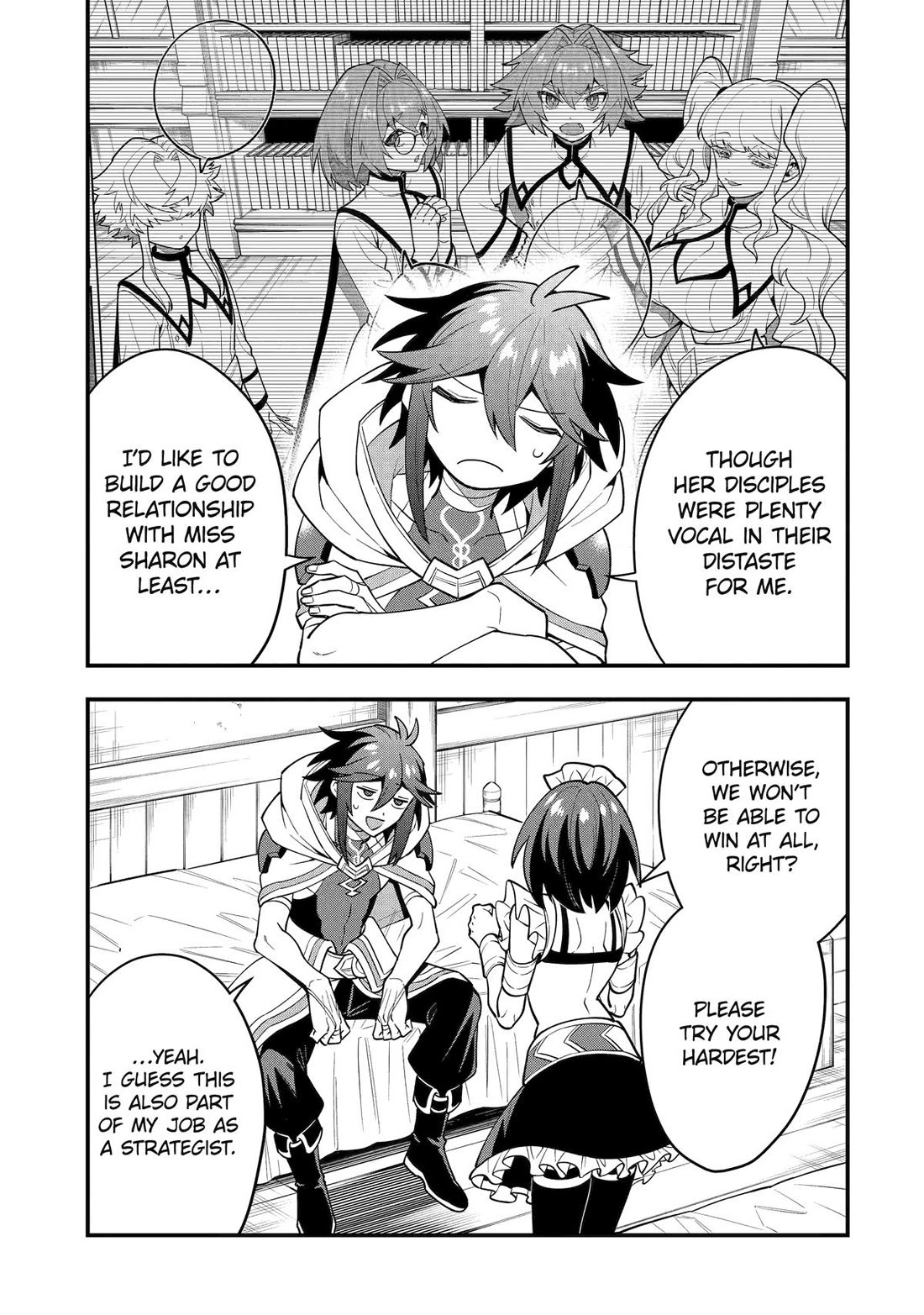 Kouryakuhon o Kushi Suru Saikyou no Mahoutsukai ~< meirei sa sero > to wa Iwa Senai Oreryuu Mao Tobatsu Saizen Ruuto ~ Chapter 62 page 27 - Chapter 62