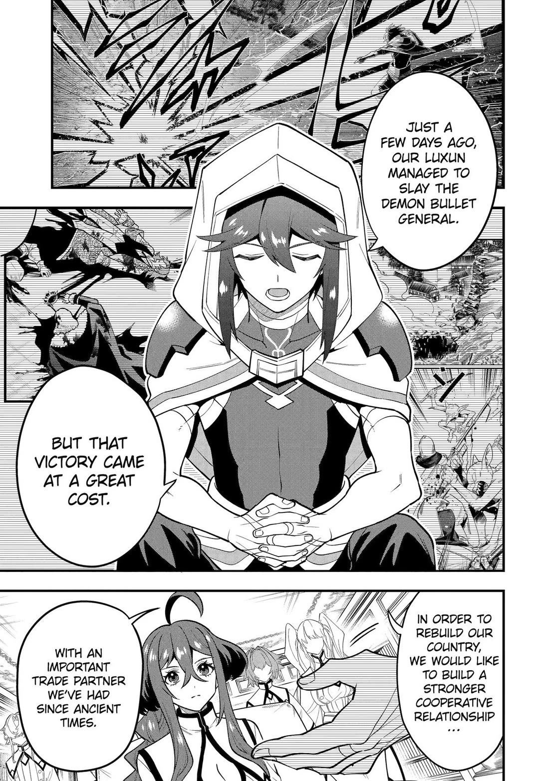Kouryakuhon o Kushi Suru Saikyou no Mahoutsukai ~< meirei sa sero > to wa Iwa Senai Oreryuu Mao Tobatsu Saizen Ruuto ~ Chapter 62 page 3 - Chapter 62