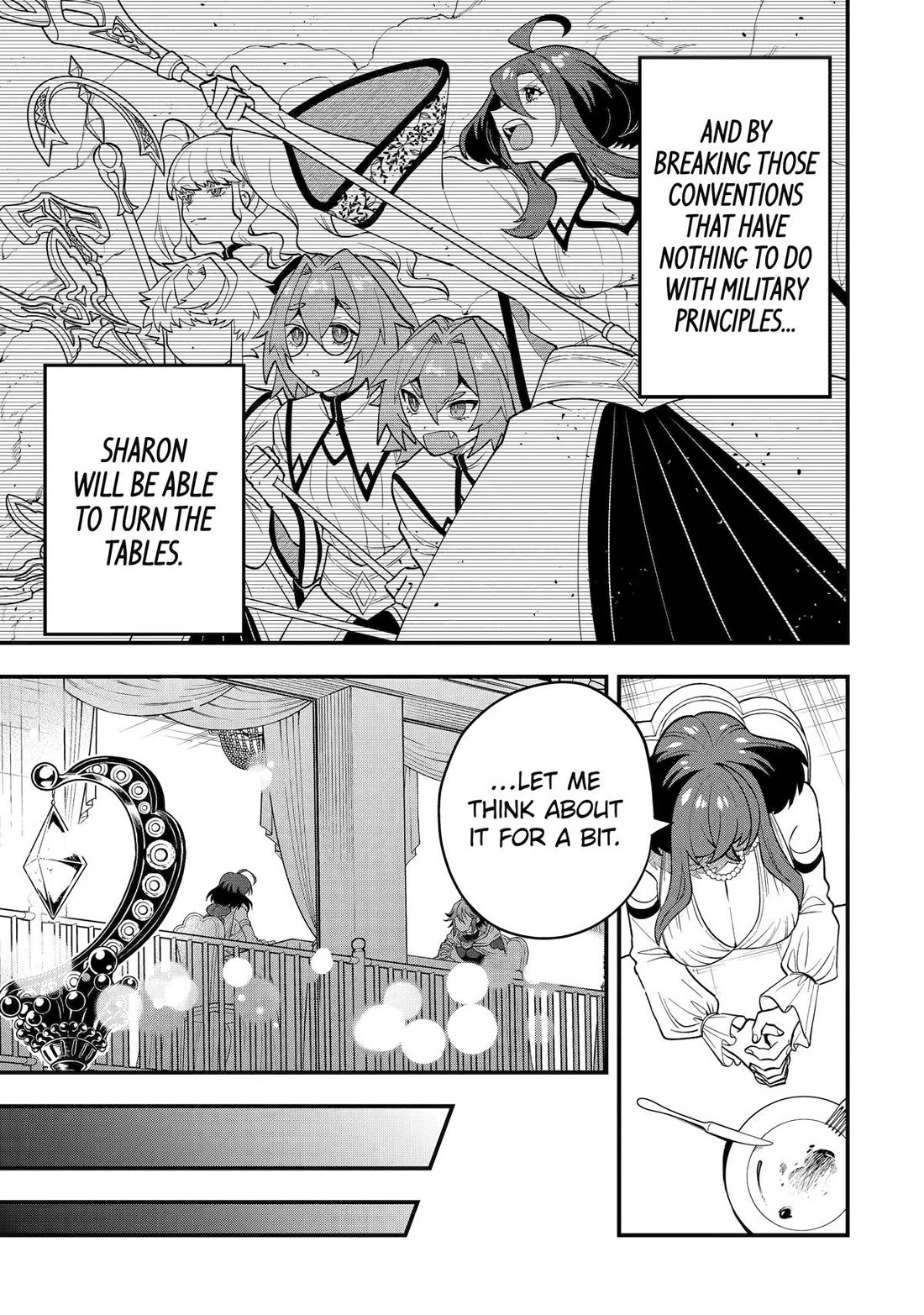 Kouryakuhon o Kushi Suru Saikyou no Mahoutsukai ~< meirei sa sero > to wa Iwa Senai Oreryuu Mao Tobatsu Saizen Ruuto ~ Chapter 63 page 21 - Chapter 63