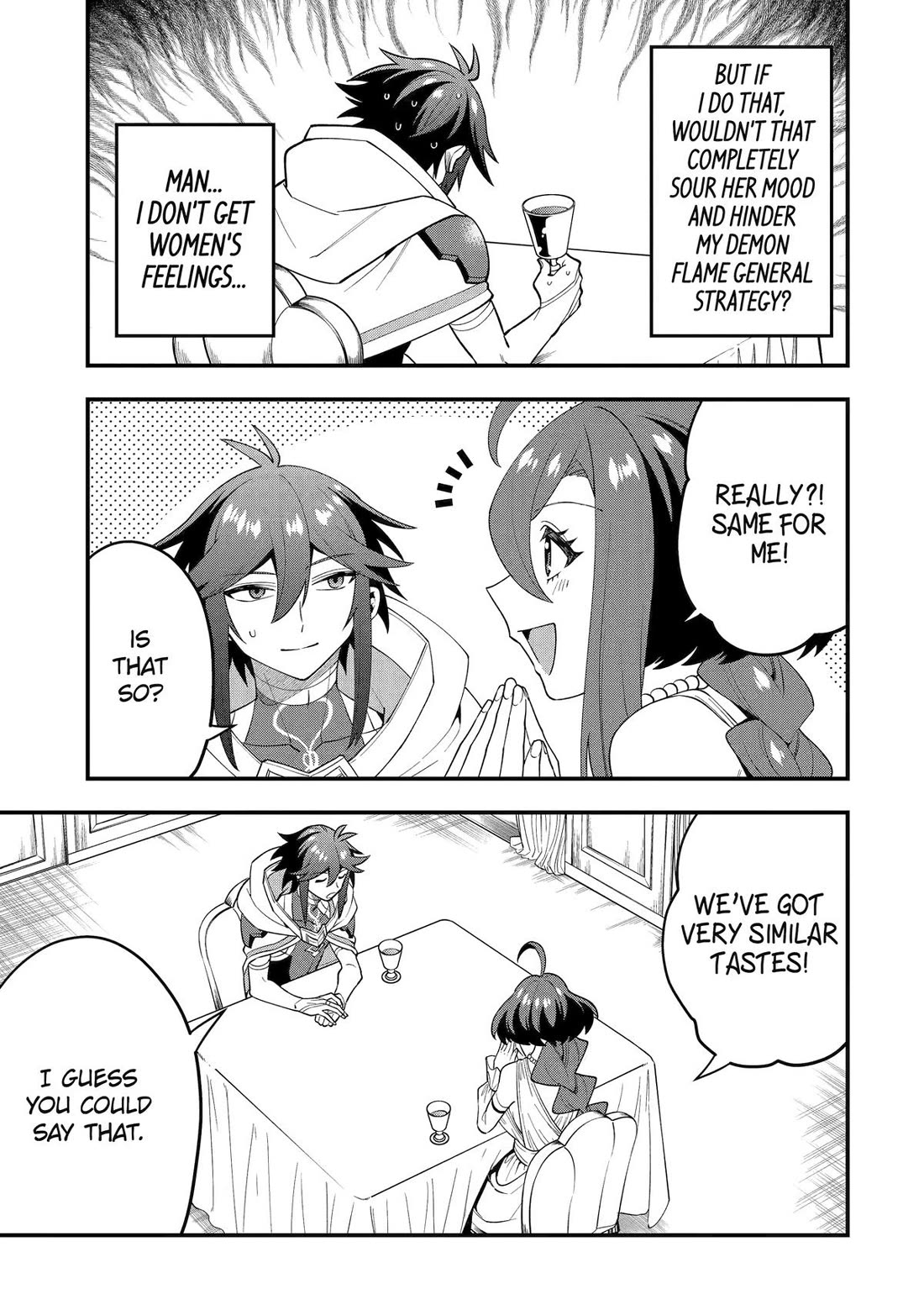 Kouryakuhon o Kushi Suru Saikyou no Mahoutsukai ~< meirei sa sero > to wa Iwa Senai Oreryuu Mao Tobatsu Saizen Ruuto ~ Chapter 63 page 7 - Chapter 63