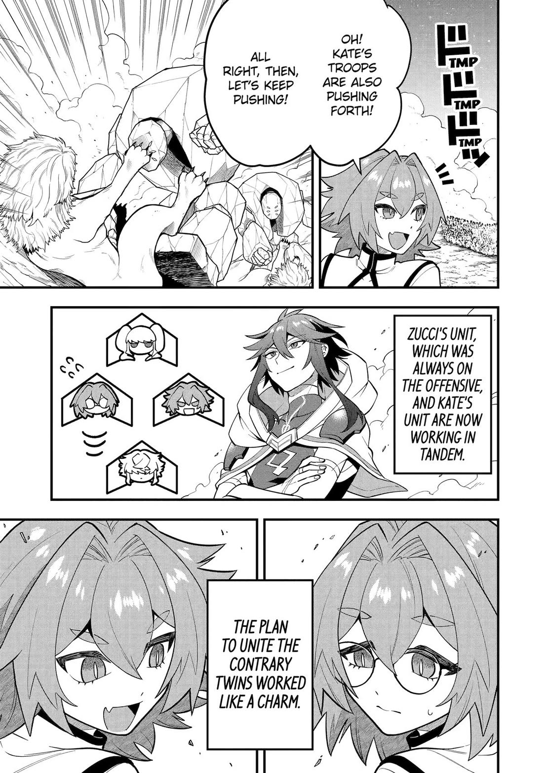 Kouryakuhon o Kushi Suru Saikyou no Mahoutsukai ~< meirei sa sero > to wa Iwa Senai Oreryuu Mao Tobatsu Saizen Ruuto ~ Chapter 64 page 11 - Chapter 64