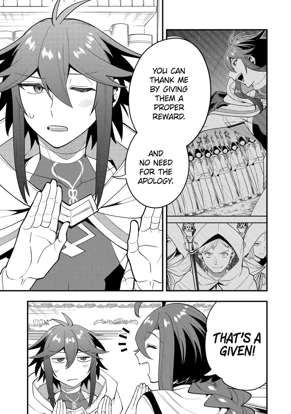 Kouryakuhon o Kushi Suru Saikyou no Mahoutsukai ~< meirei sa sero > to wa Iwa Senai Oreryuu Mao Tobatsu Saizen Ruuto ~ Chapter 64 page 22 - Chapter 64
