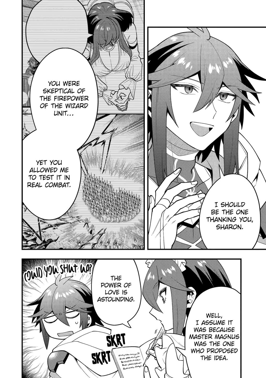 Kouryakuhon o Kushi Suru Saikyou no Mahoutsukai ~< meirei sa sero > to wa Iwa Senai Oreryuu Mao Tobatsu Saizen Ruuto ~ Chapter 64 page 23 - Chapter 64