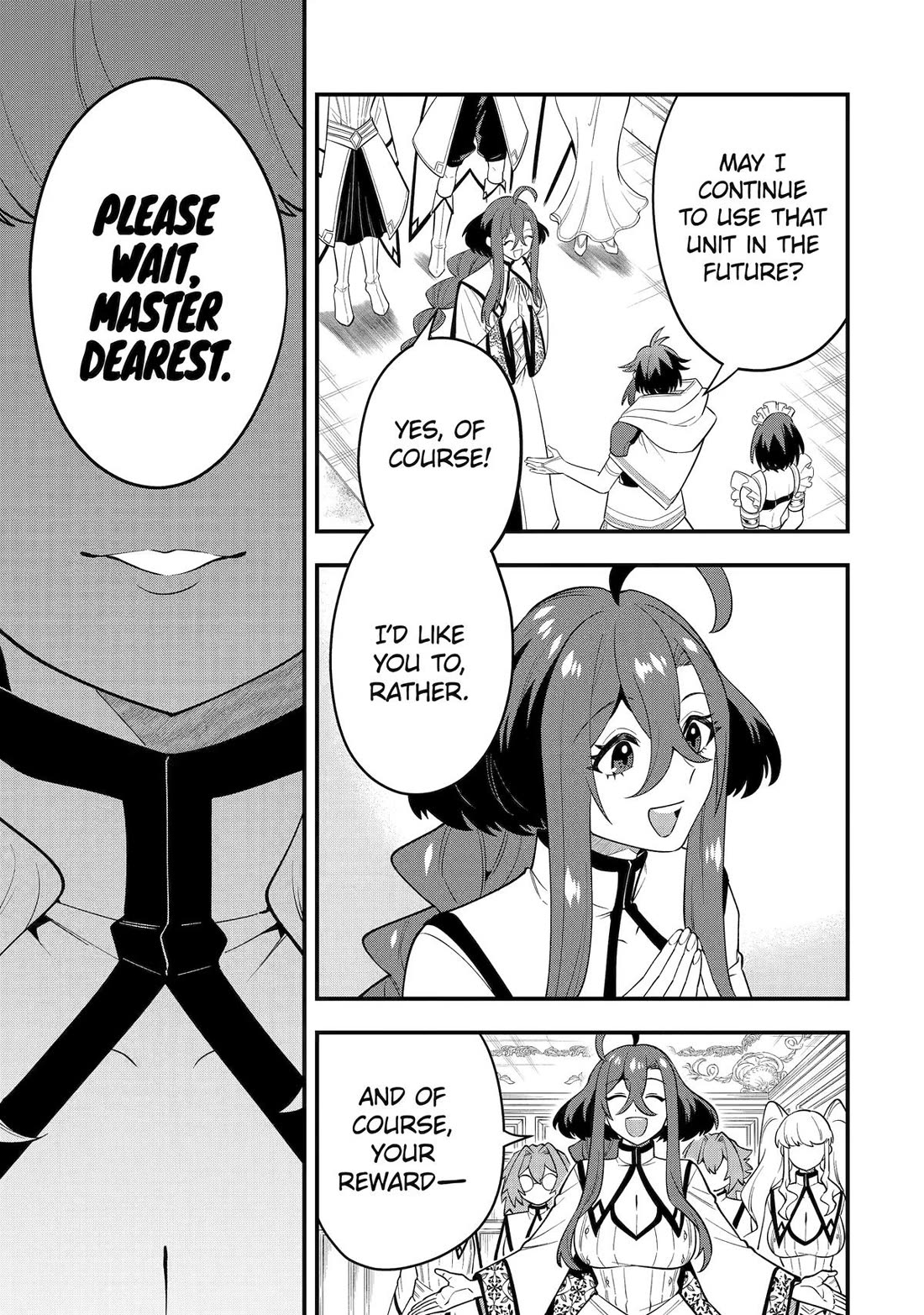 Kouryakuhon o Kushi Suru Saikyou no Mahoutsukai ~< meirei sa sero > to wa Iwa Senai Oreryuu Mao Tobatsu Saizen Ruuto ~ Chapter 64 page 24 - Chapter 64