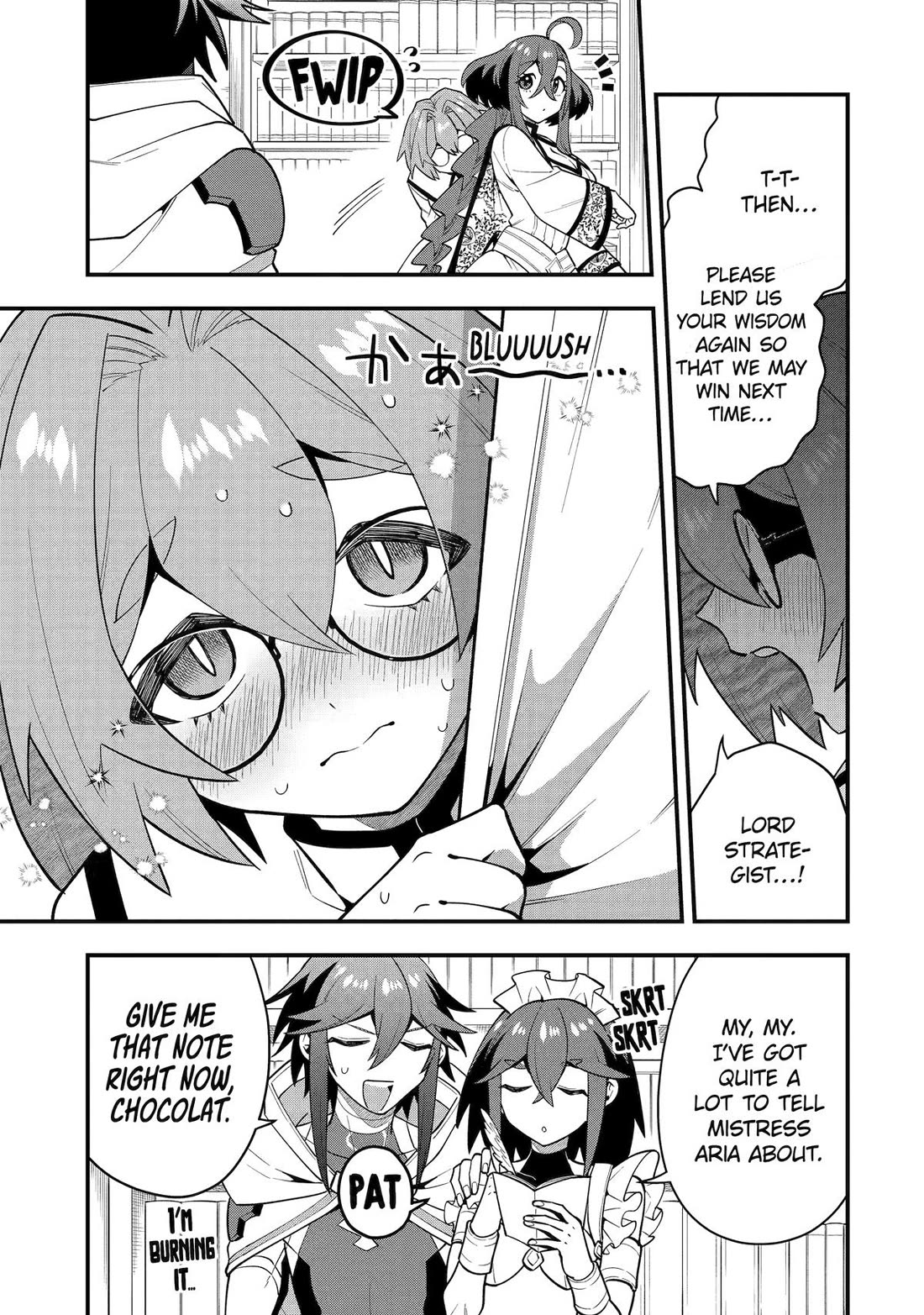 Kouryakuhon o Kushi Suru Saikyou no Mahoutsukai ~< meirei sa sero > to wa Iwa Senai Oreryuu Mao Tobatsu Saizen Ruuto ~ Chapter 64 page 28 - Chapter 64