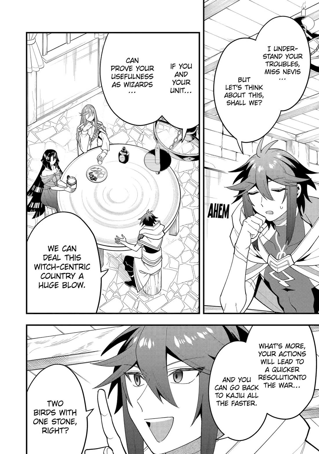 Kouryakuhon o Kushi Suru Saikyou no Mahoutsukai ~< meirei sa sero > to wa Iwa Senai Oreryuu Mao Tobatsu Saizen Ruuto ~ Chapter 65 page 12 - Chapter 65