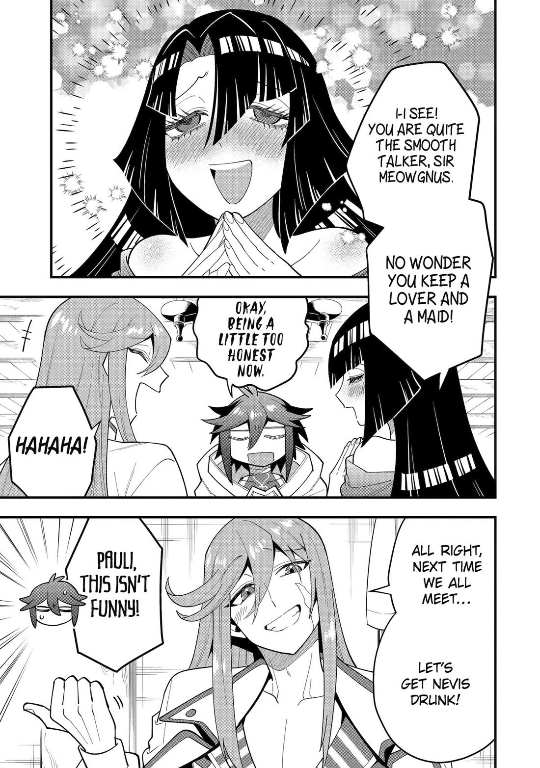 Kouryakuhon o Kushi Suru Saikyou no Mahoutsukai ~< meirei sa sero > to wa Iwa Senai Oreryuu Mao Tobatsu Saizen Ruuto ~ Chapter 65 page 13 - Chapter 65