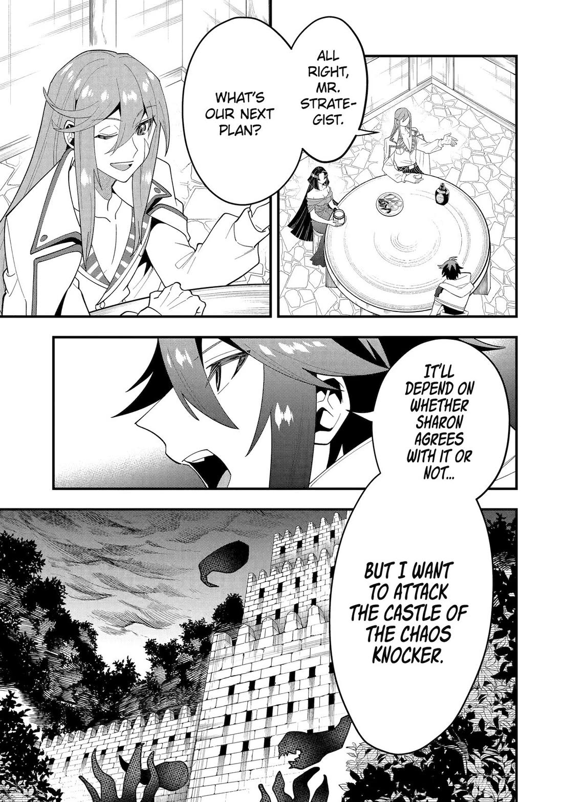 Kouryakuhon o Kushi Suru Saikyou no Mahoutsukai ~< meirei sa sero > to wa Iwa Senai Oreryuu Mao Tobatsu Saizen Ruuto ~ Chapter 65 page 15 - Chapter 65