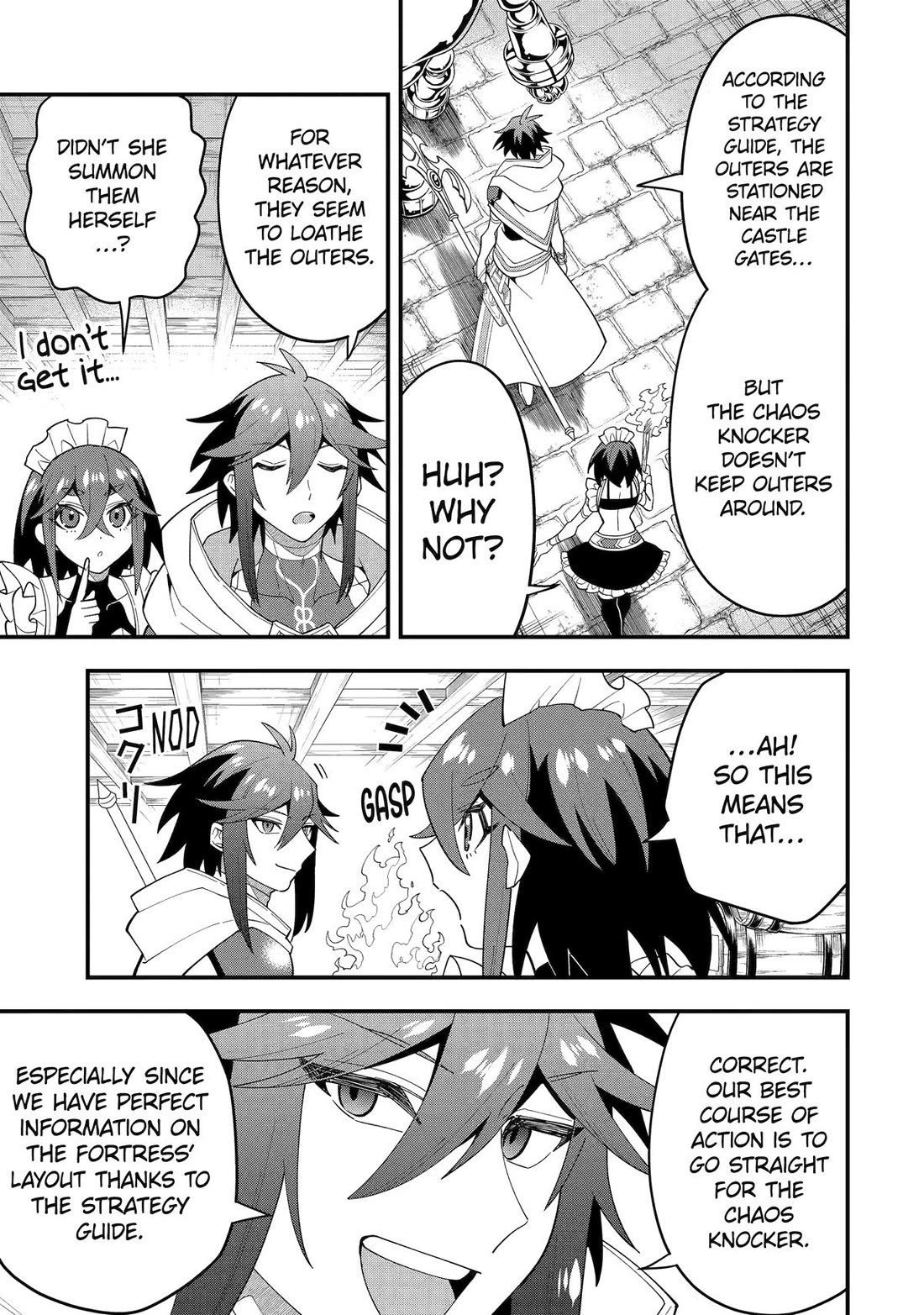 Kouryakuhon o Kushi Suru Saikyou no Mahoutsukai ~< meirei sa sero > to wa Iwa Senai Oreryuu Mao Tobatsu Saizen Ruuto ~ Chapter 65 page 27 - Chapter 65