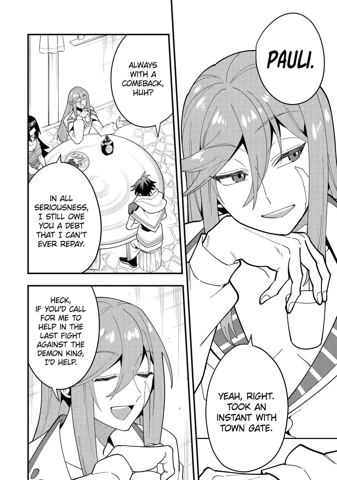 Kouryakuhon o Kushi Suru Saikyou no Mahoutsukai ~< meirei sa sero > to wa Iwa Senai Oreryuu Mao Tobatsu Saizen Ruuto ~ Chapter 65 page 4 - Chapter 65