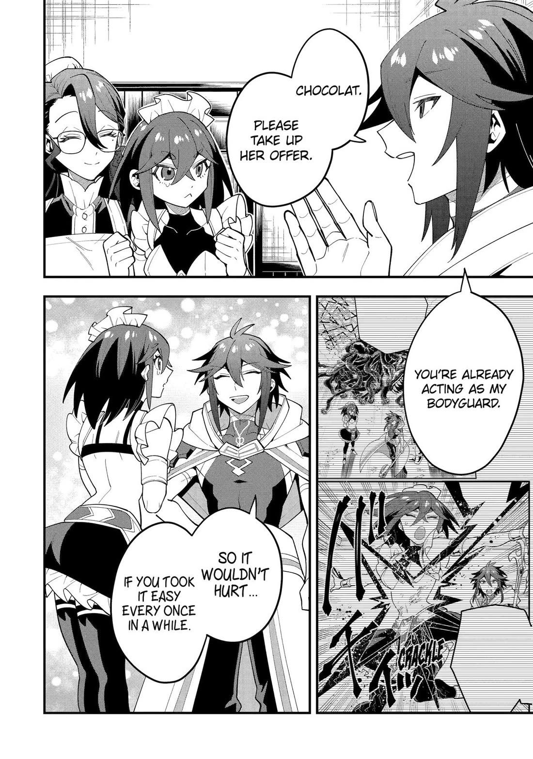 Kouryakuhon o Kushi Suru Saikyou no Mahoutsukai ~< meirei sa sero > to wa Iwa Senai Oreryuu Mao Tobatsu Saizen Ruuto ~ Chapter 67 page 6 - Chapter 67