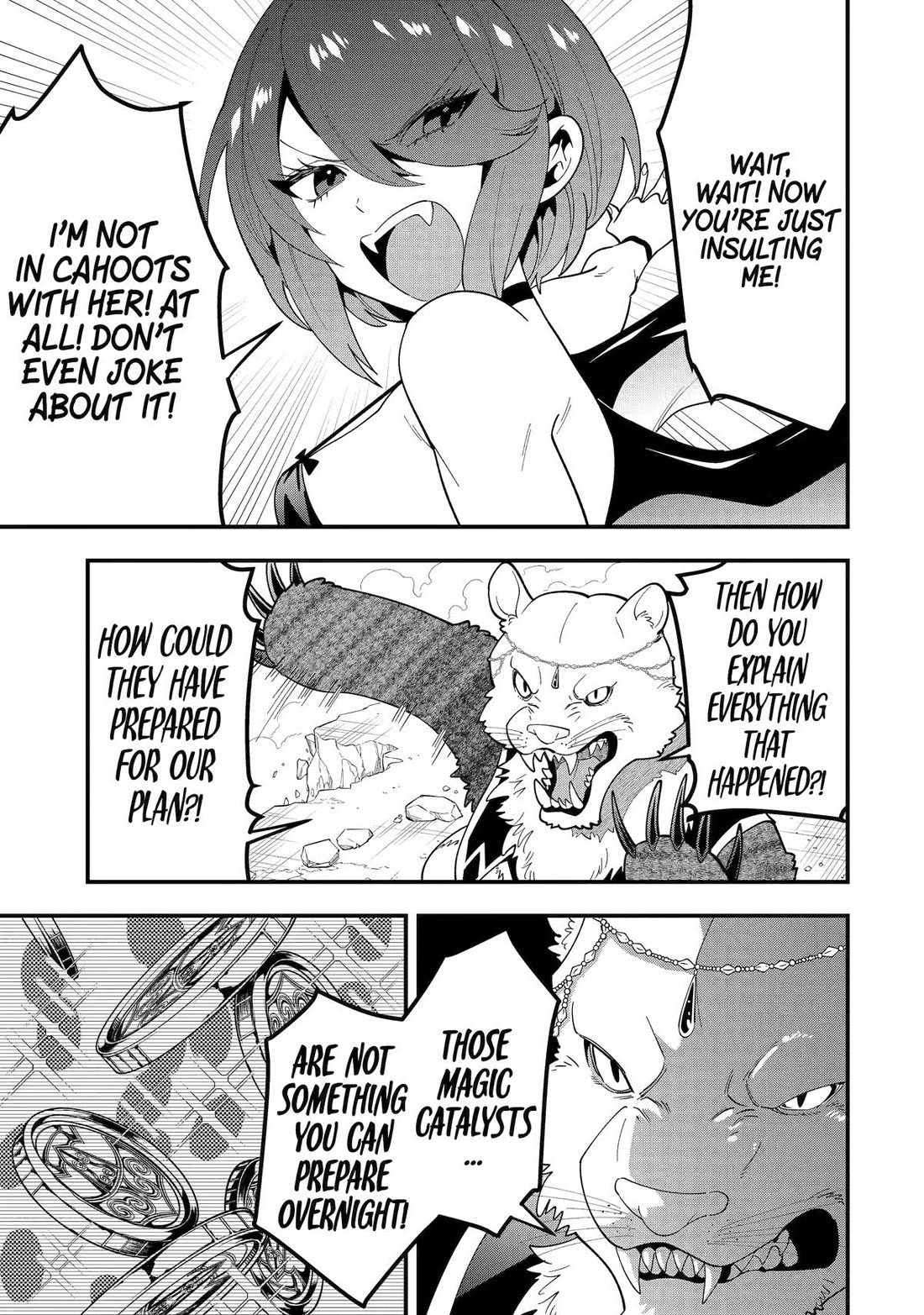 Kouryakuhon o Kushi Suru Saikyou no Mahoutsukai ~< meirei sa sero > to wa Iwa Senai Oreryuu Mao Tobatsu Saizen Ruuto ~ Chapter 69 page 19 - Chapter 69