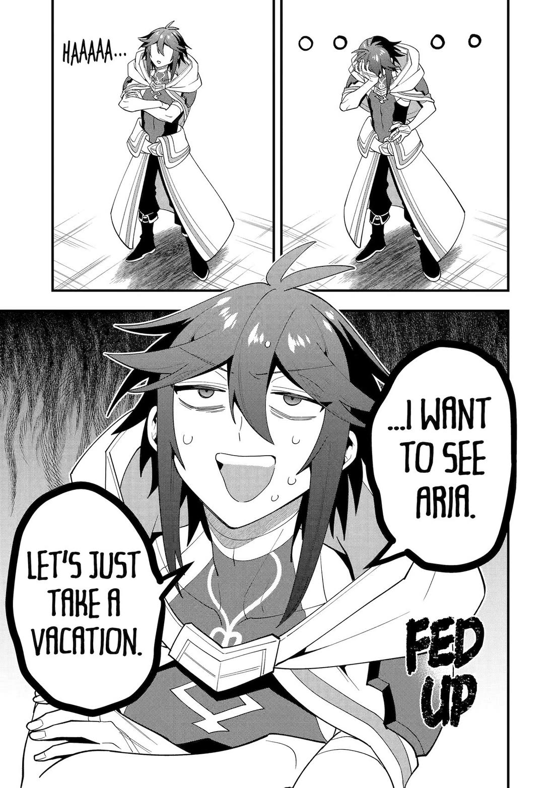 Kouryakuhon o Kushi Suru Saikyou no Mahoutsukai ~< meirei sa sero > to wa Iwa Senai Oreryuu Mao Tobatsu Saizen Ruuto ~ Chapter 70 page 21 - Chapter 70