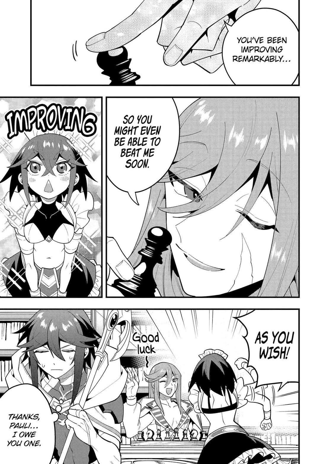 Kouryakuhon o Kushi Suru Saikyou no Mahoutsukai ~< meirei sa sero > to wa Iwa Senai Oreryuu Mao Tobatsu Saizen Ruuto ~ Chapter 70 page 25 - Chapter 70