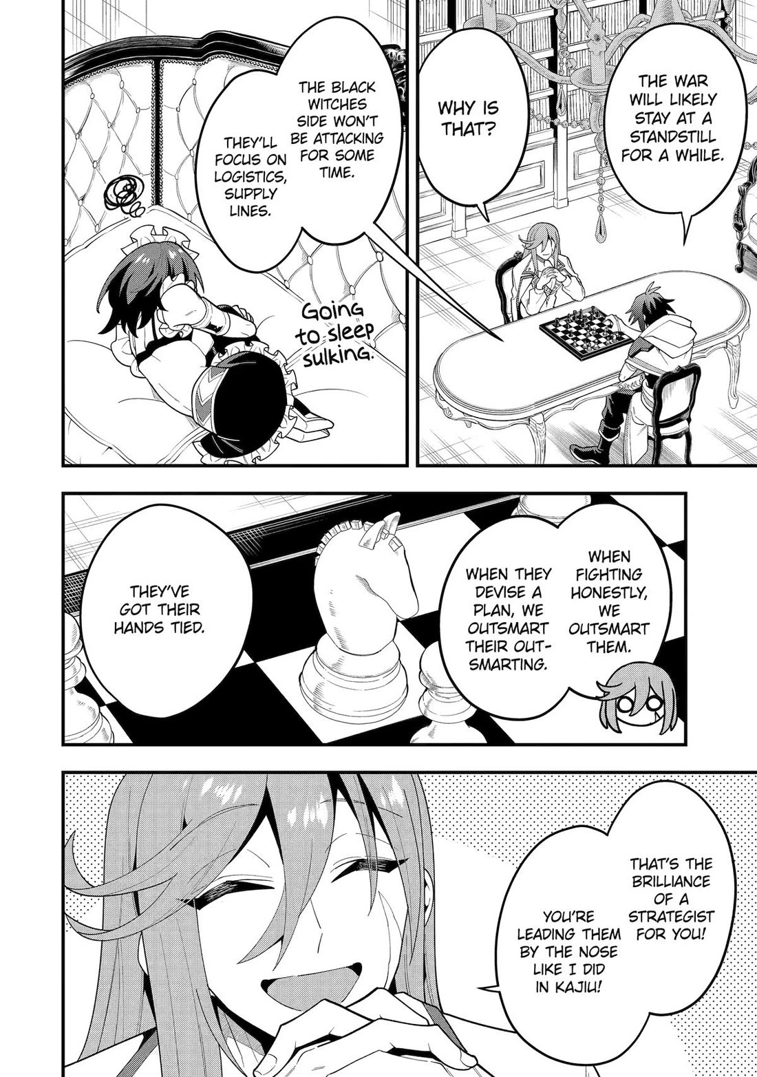 Kouryakuhon o Kushi Suru Saikyou no Mahoutsukai ~< meirei sa sero > to wa Iwa Senai Oreryuu Mao Tobatsu Saizen Ruuto ~ Chapter 70 page 6 - Chapter 70