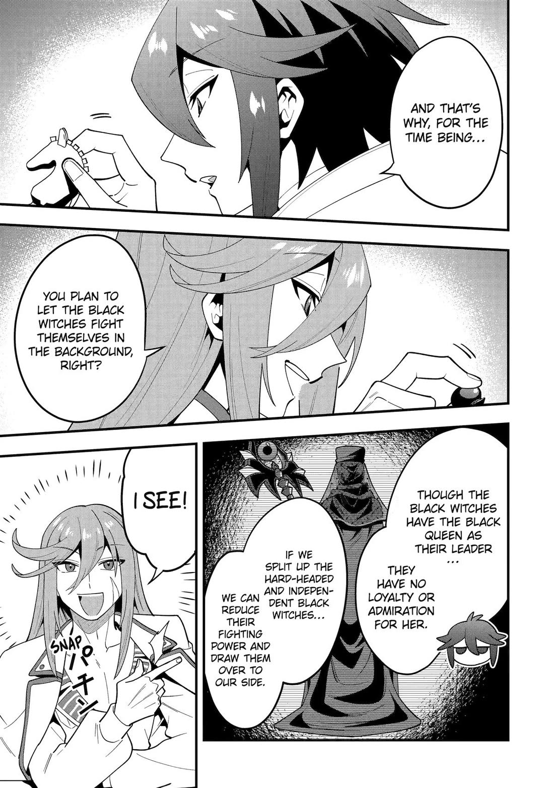 Kouryakuhon o Kushi Suru Saikyou no Mahoutsukai ~< meirei sa sero > to wa Iwa Senai Oreryuu Mao Tobatsu Saizen Ruuto ~ Chapter 70 page 7 - Chapter 70