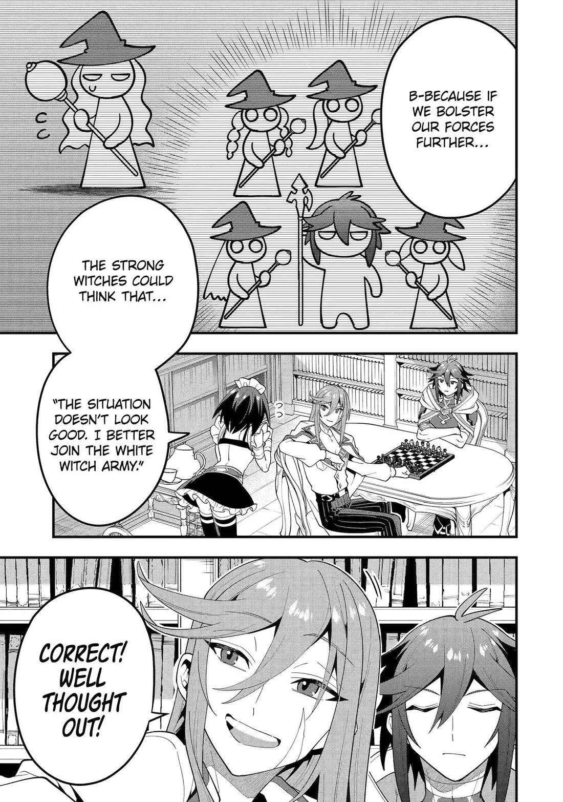 Kouryakuhon o Kushi Suru Saikyou no Mahoutsukai ~< meirei sa sero > to wa Iwa Senai Oreryuu Mao Tobatsu Saizen Ruuto ~ Chapter 71 page 3 - Chapter 71