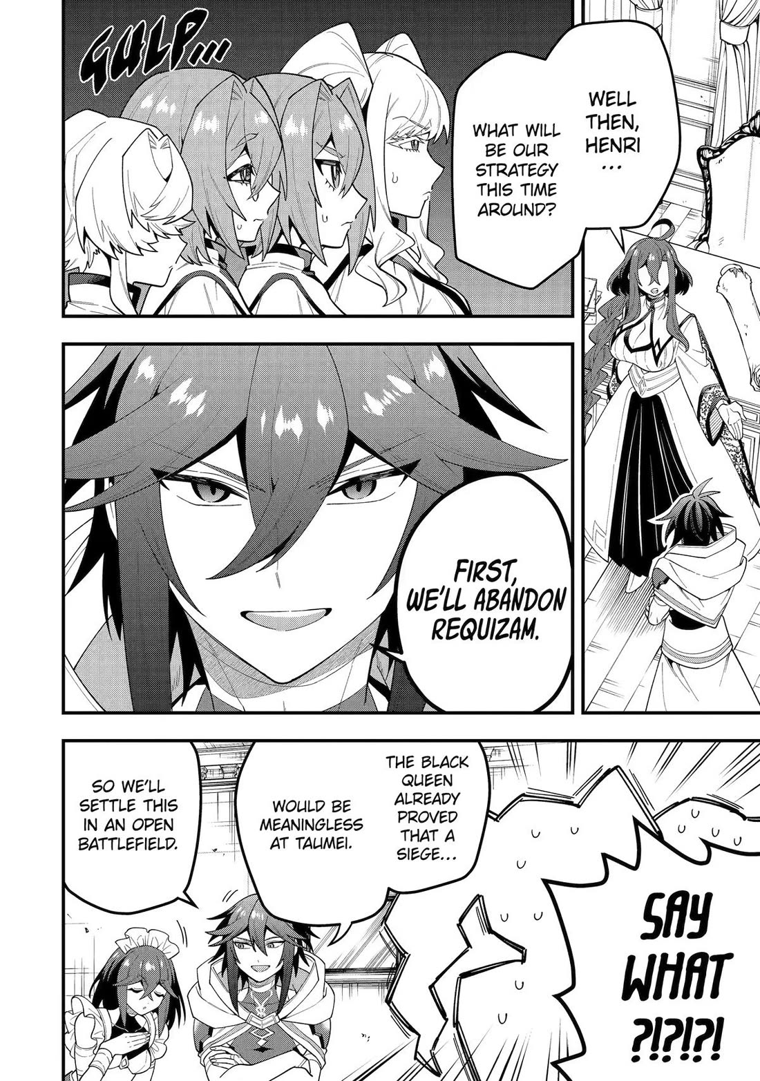 Kouryakuhon o Kushi Suru Saikyou no Mahoutsukai ~< meirei sa sero > to wa Iwa Senai Oreryuu Mao Tobatsu Saizen Ruuto ~ Chapter 73 page 26 - Chapter 73