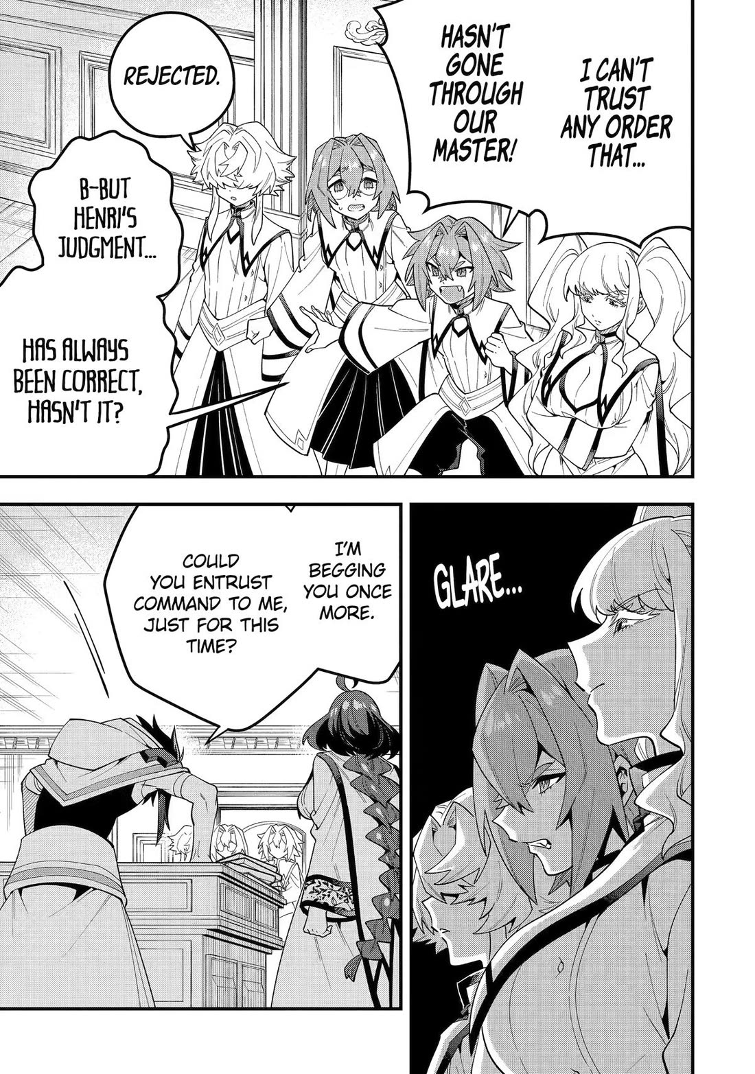 Kouryakuhon o Kushi Suru Saikyou no Mahoutsukai ~< meirei sa sero > to wa Iwa Senai Oreryuu Mao Tobatsu Saizen Ruuto ~ Chapter 73 page 35 - Chapter 73