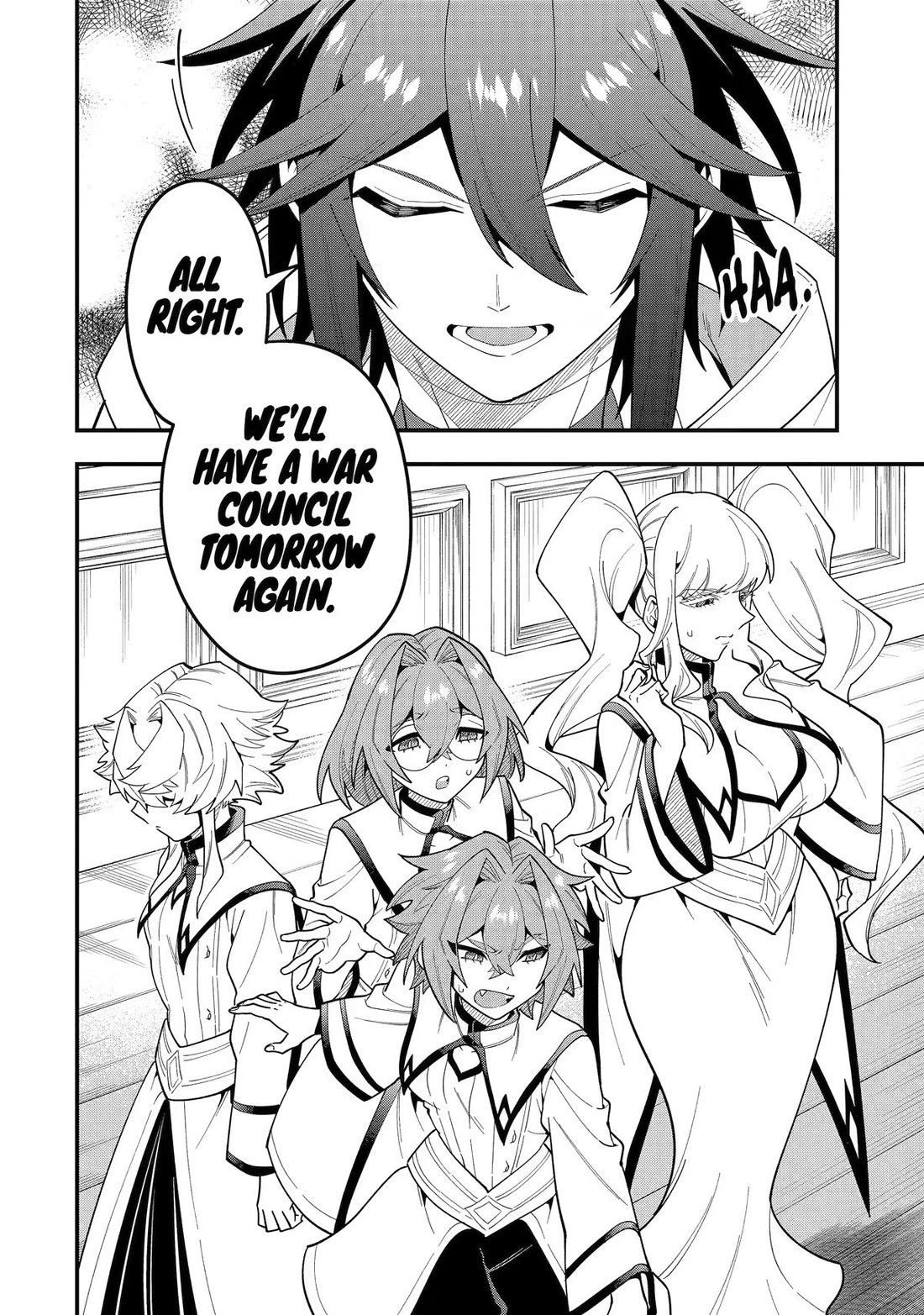 Kouryakuhon o Kushi Suru Saikyou no Mahoutsukai ~< meirei sa sero > to wa Iwa Senai Oreryuu Mao Tobatsu Saizen Ruuto ~ Chapter 73 page 42 - Chapter 73