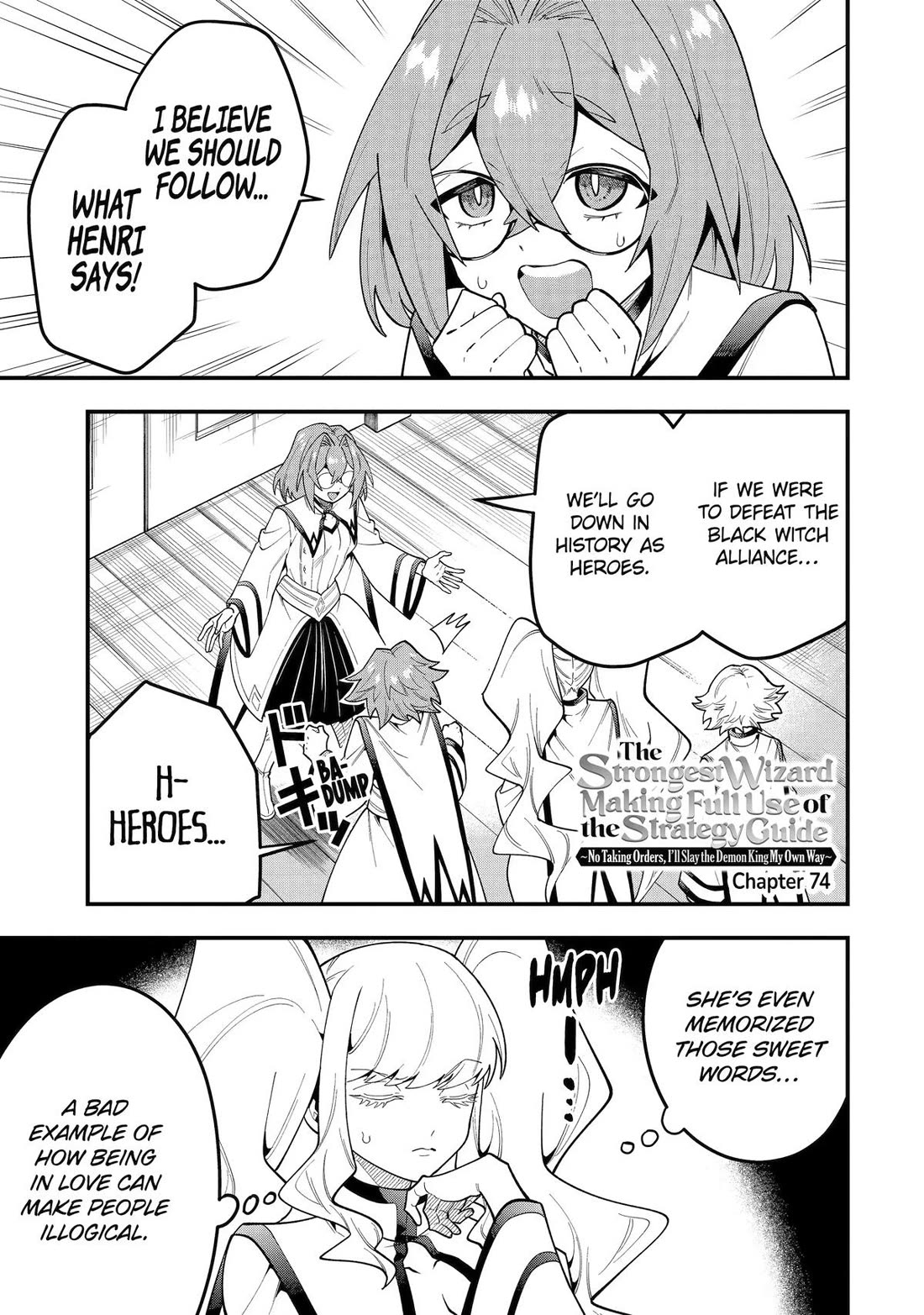 Kouryakuhon o Kushi Suru Saikyou no Mahoutsukai ~< meirei sa sero > to wa Iwa Senai Oreryuu Mao Tobatsu Saizen Ruuto ~ Chapter 74 page 1 - Chapter 74
