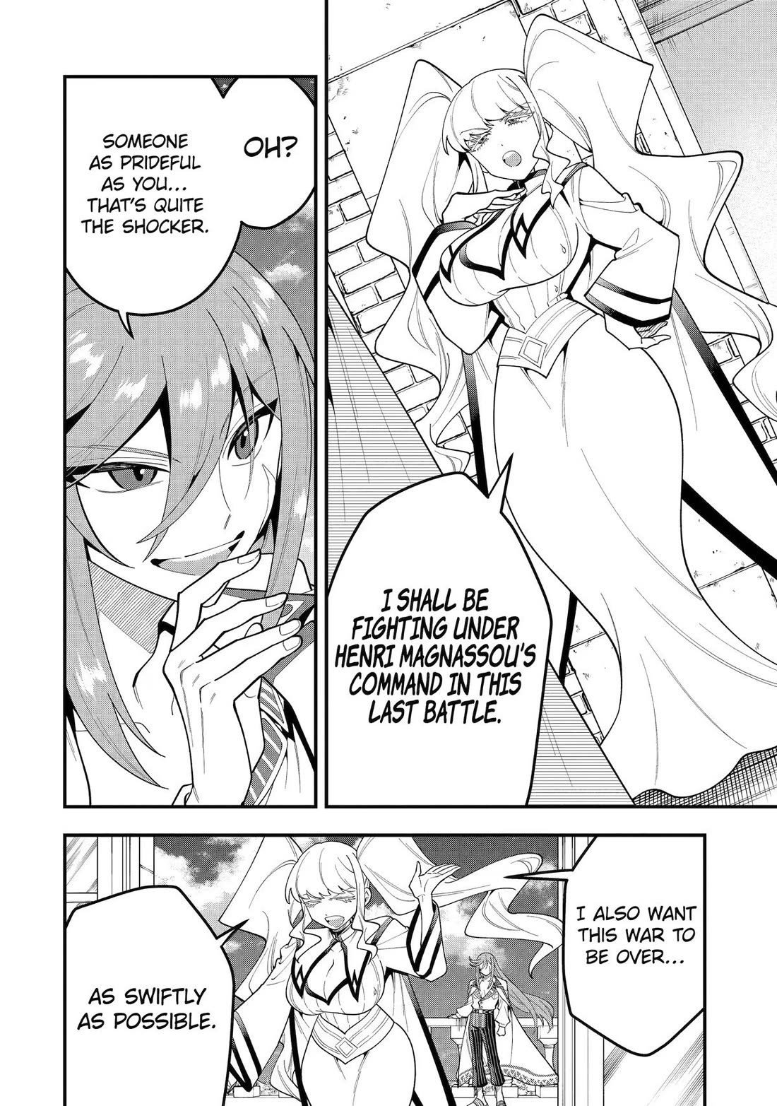 Kouryakuhon o Kushi Suru Saikyou no Mahoutsukai ~< meirei sa sero > to wa Iwa Senai Oreryuu Mao Tobatsu Saizen Ruuto ~ Chapter 74 page 12 - Chapter 74
