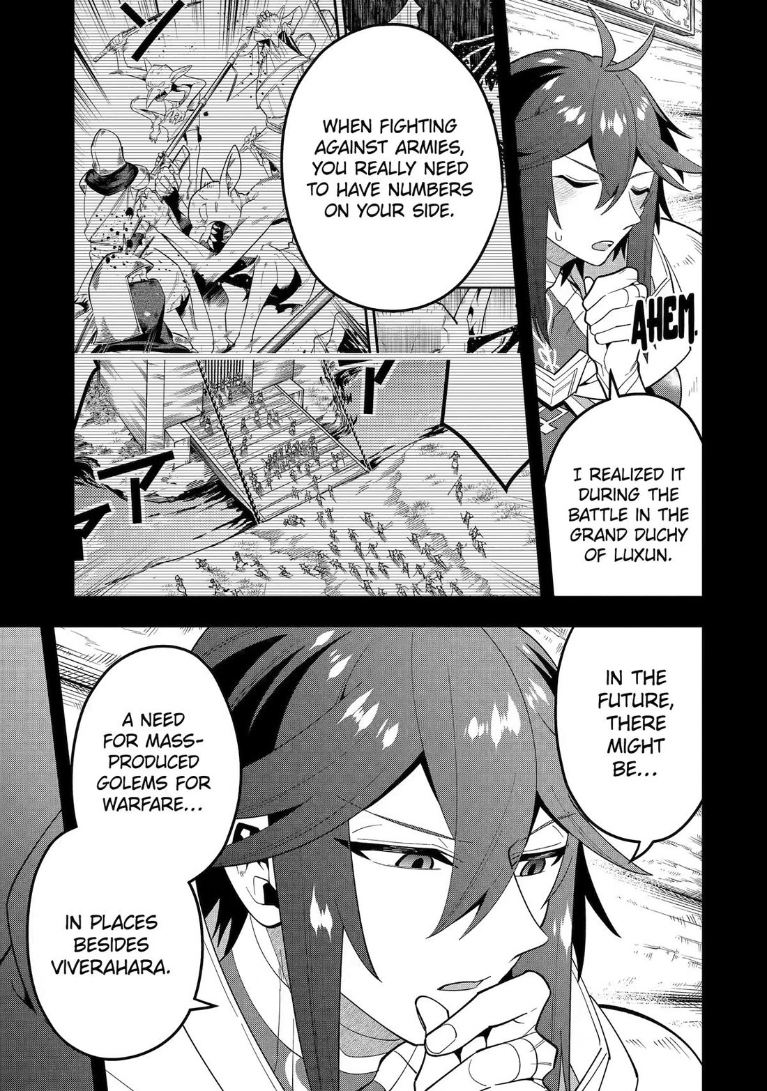 Kouryakuhon o Kushi Suru Saikyou no Mahoutsukai ~< meirei sa sero > to wa Iwa Senai Oreryuu Mao Tobatsu Saizen Ruuto ~ Chapter 74 page 37 - Chapter 74