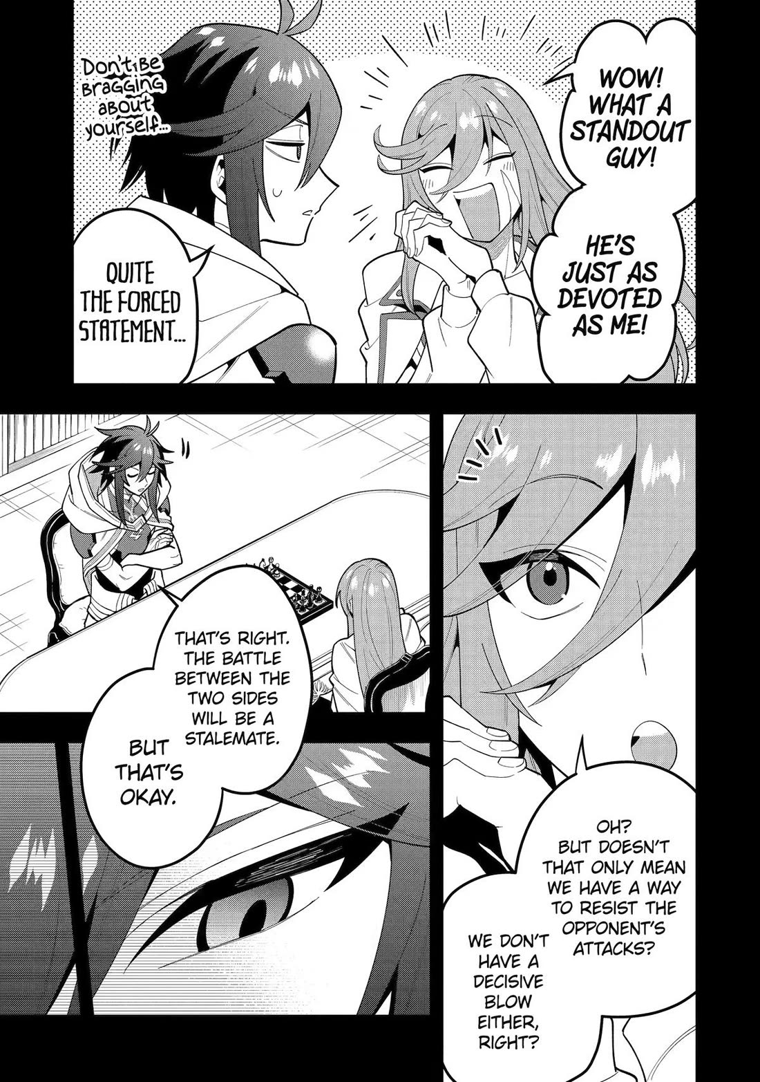 Kouryakuhon o Kushi Suru Saikyou no Mahoutsukai ~< meirei sa sero > to wa Iwa Senai Oreryuu Mao Tobatsu Saizen Ruuto ~ Chapter 75 page 15 - Chapter 75