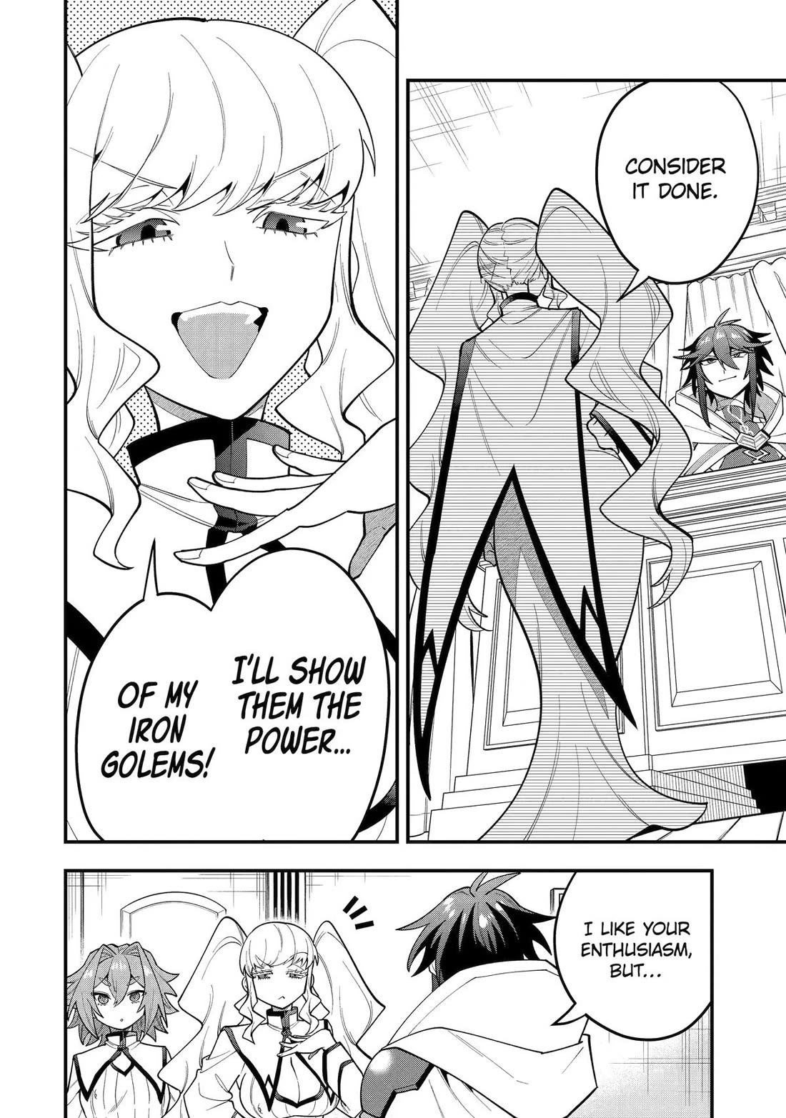 Kouryakuhon o Kushi Suru Saikyou no Mahoutsukai ~< meirei sa sero > to wa Iwa Senai Oreryuu Mao Tobatsu Saizen Ruuto ~ Chapter 75 page 2 - Chapter 75