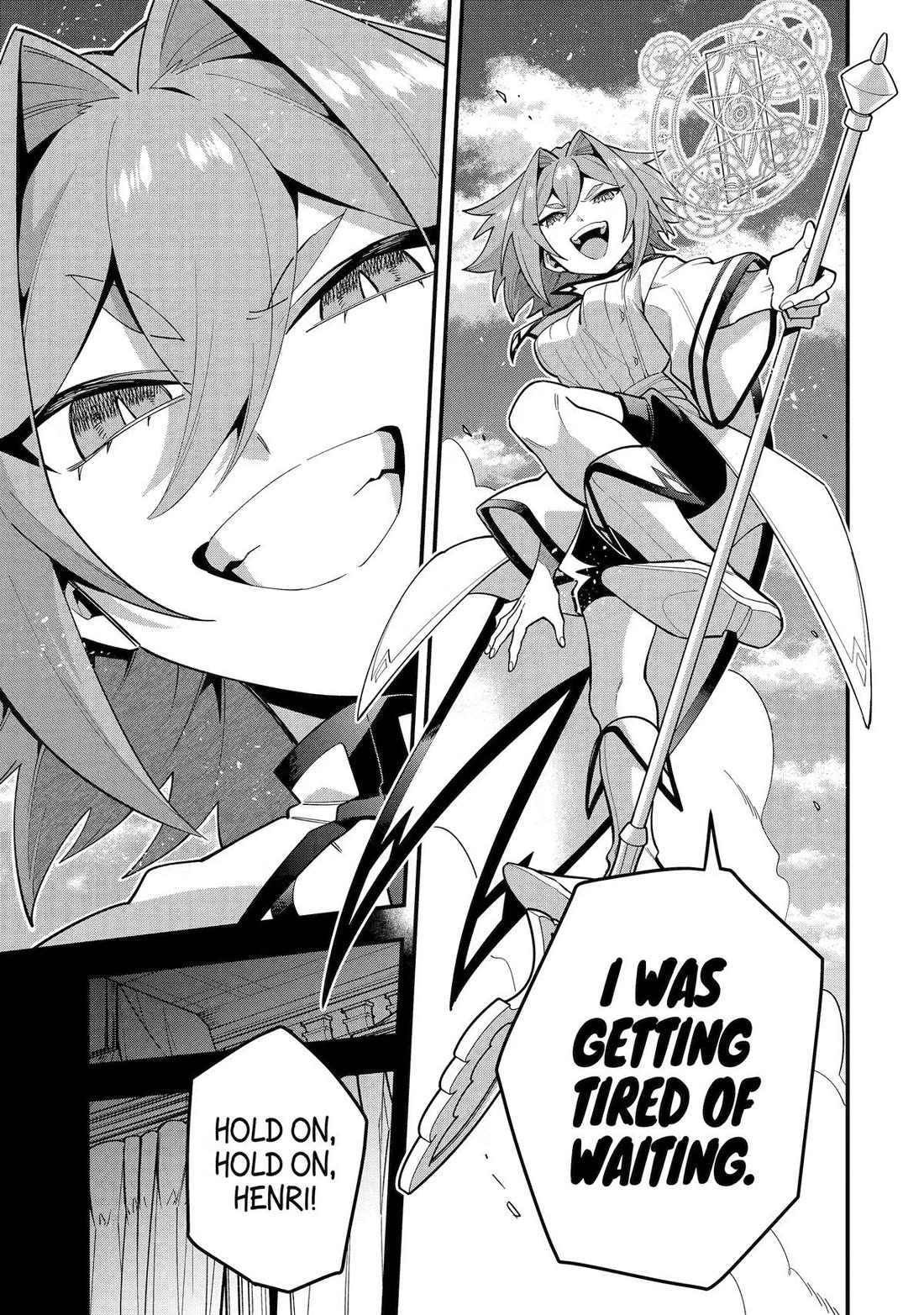 Kouryakuhon o Kushi Suru Saikyou no Mahoutsukai ~< meirei sa sero > to wa Iwa Senai Oreryuu Mao Tobatsu Saizen Ruuto ~ Chapter 75 page 23 - Chapter 75