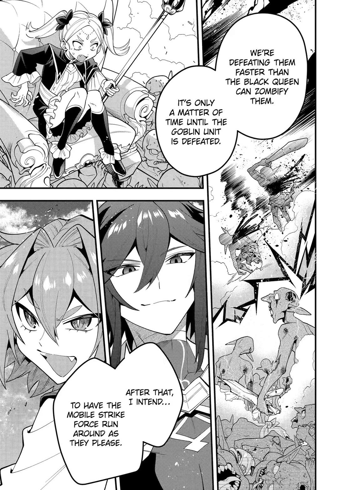 Kouryakuhon o Kushi Suru Saikyou no Mahoutsukai ~< meirei sa sero > to wa Iwa Senai Oreryuu Mao Tobatsu Saizen Ruuto ~ Chapter 75 page 33 - Chapter 75