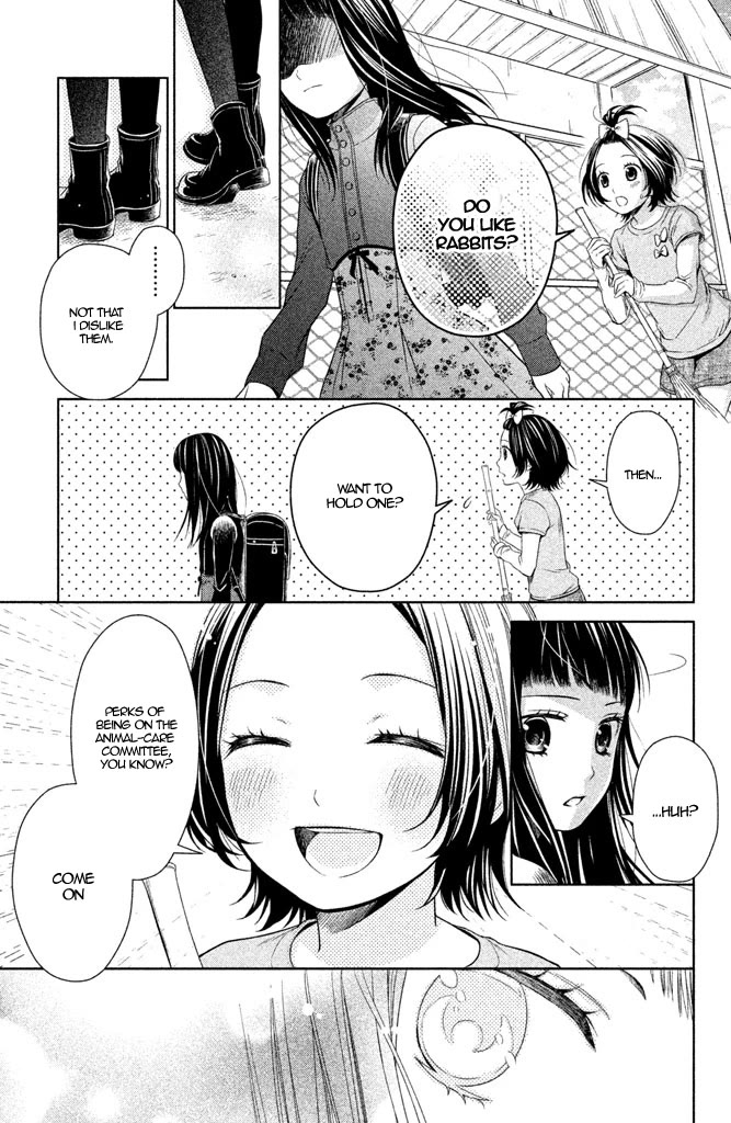Kousha no Ura ni wa Tenshi ga Umerarete Iru Chapter 6 page 14 - Chapter 6: Seat Number 25: Mitsumoto Naname