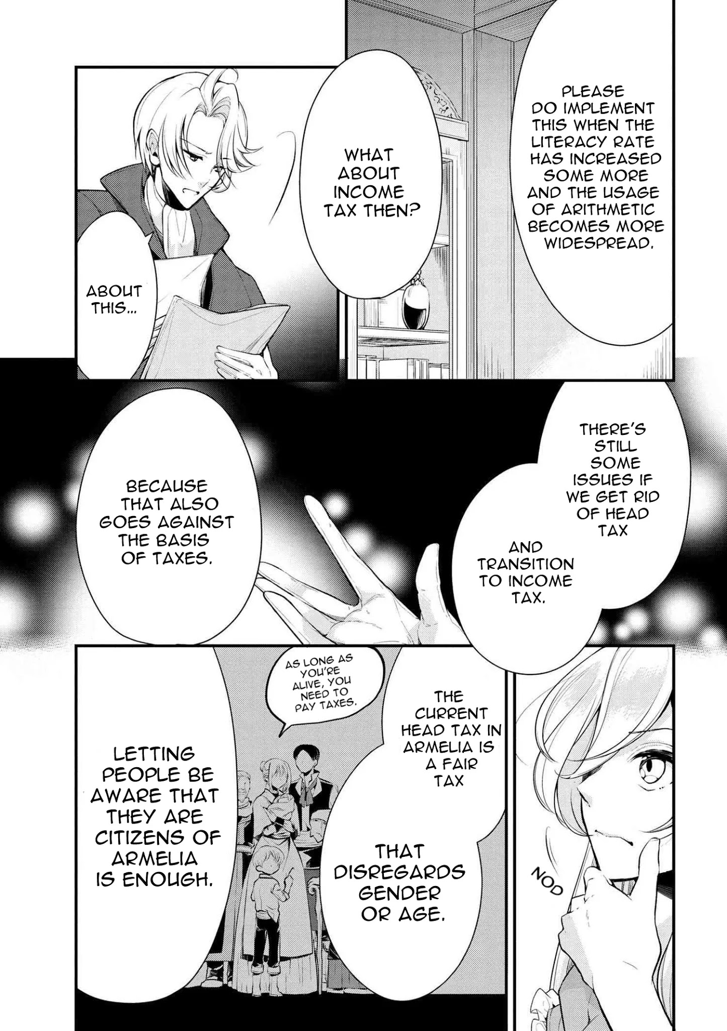 Koushaku Reijou no Tashinami Chapter 22 page 9 - Chapter 22