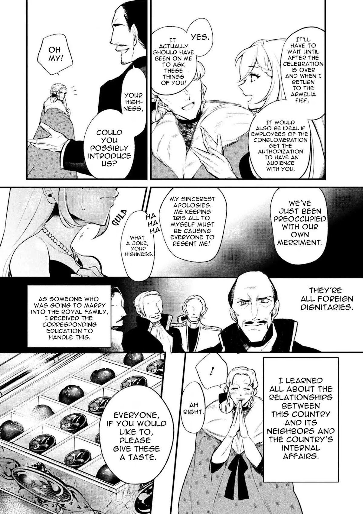 Koushaku Reijou no Tashinami Chapter 30 page 7 - Chapter 30