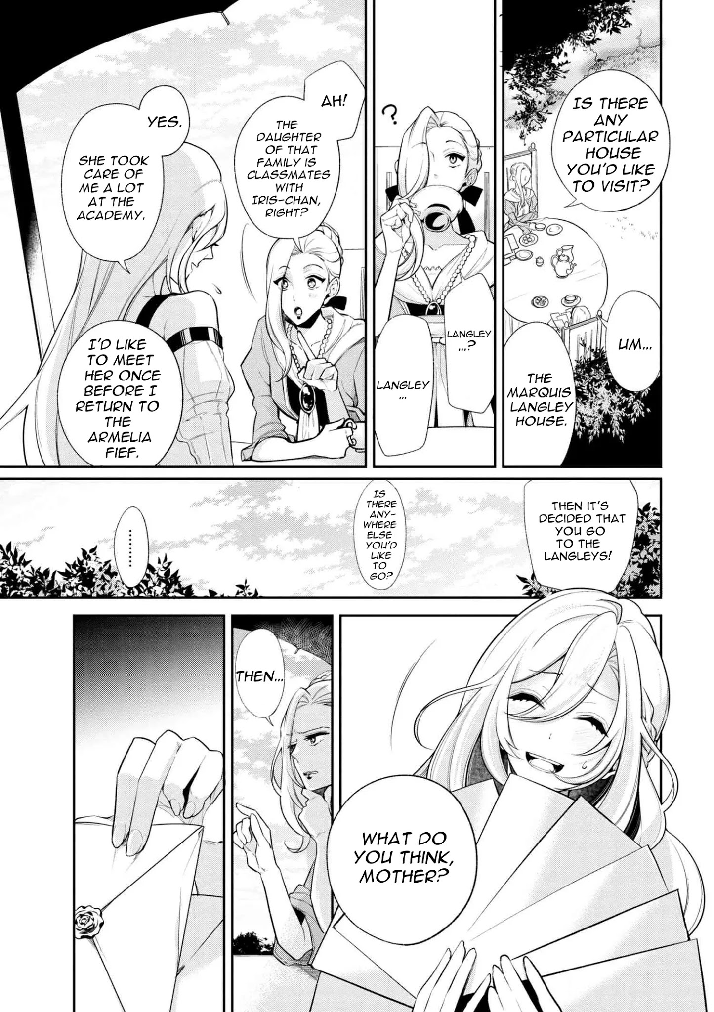 Koushaku Reijou no Tashinami Chapter 32 page 4 - Chapter 32