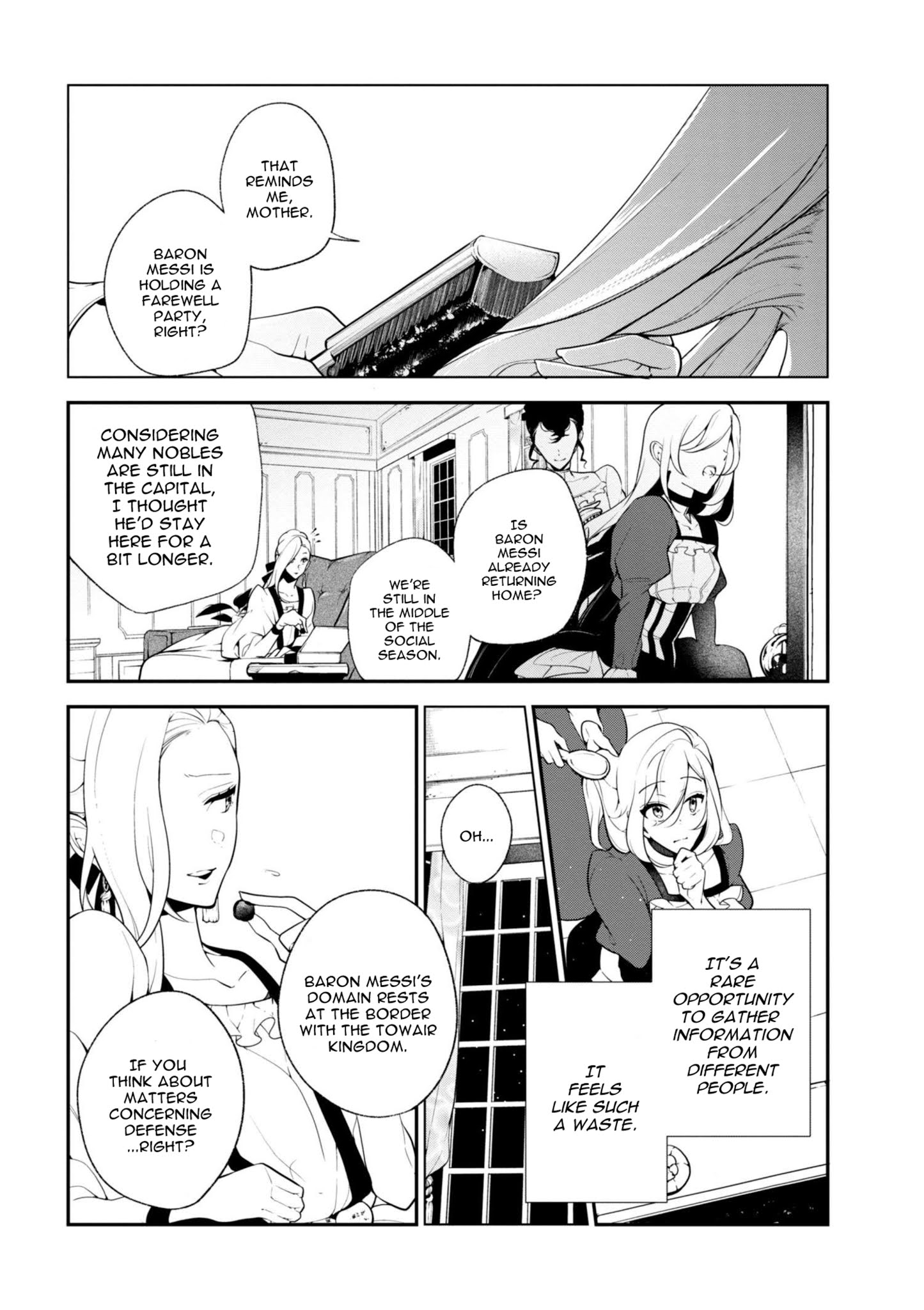Koushaku Reijou no Tashinami Chapter 33 page 13 - Chapter 33