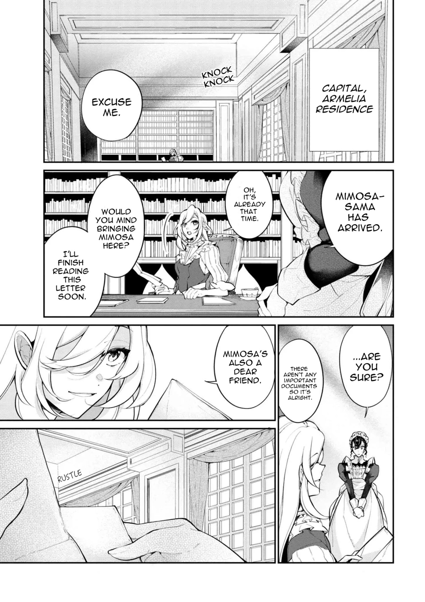 Koushaku Reijou no Tashinami Chapter 36.1 page 2 - Chapter 36.1