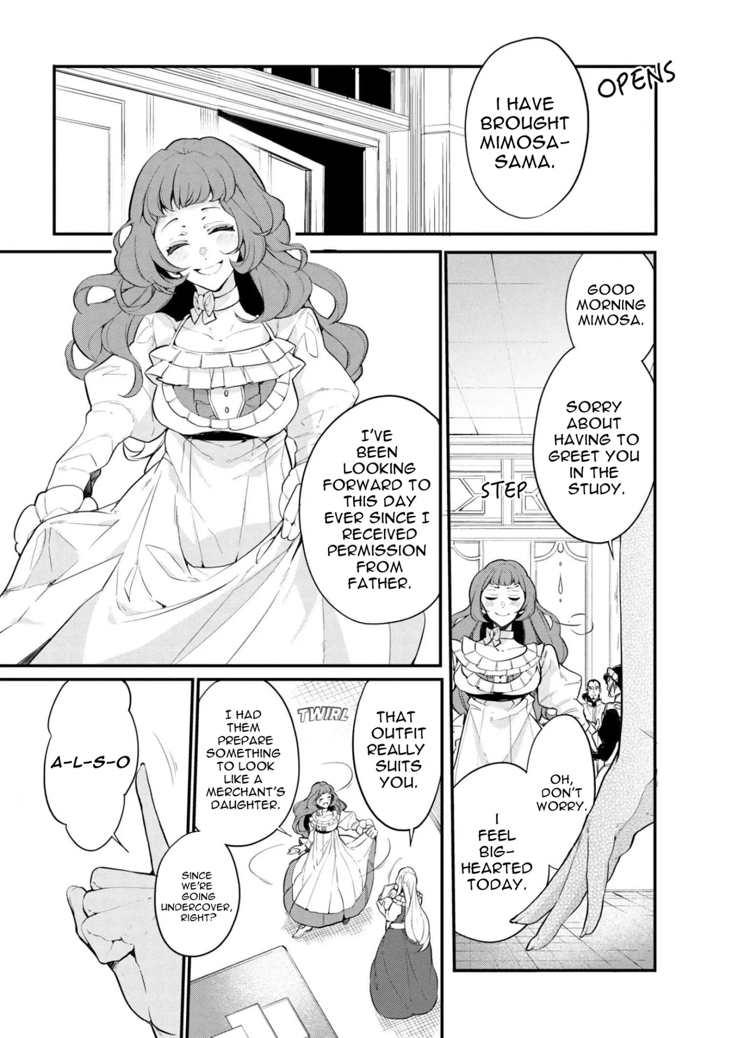 Koushaku Reijou no Tashinami Chapter 36.1 page 5 - Chapter 36.1