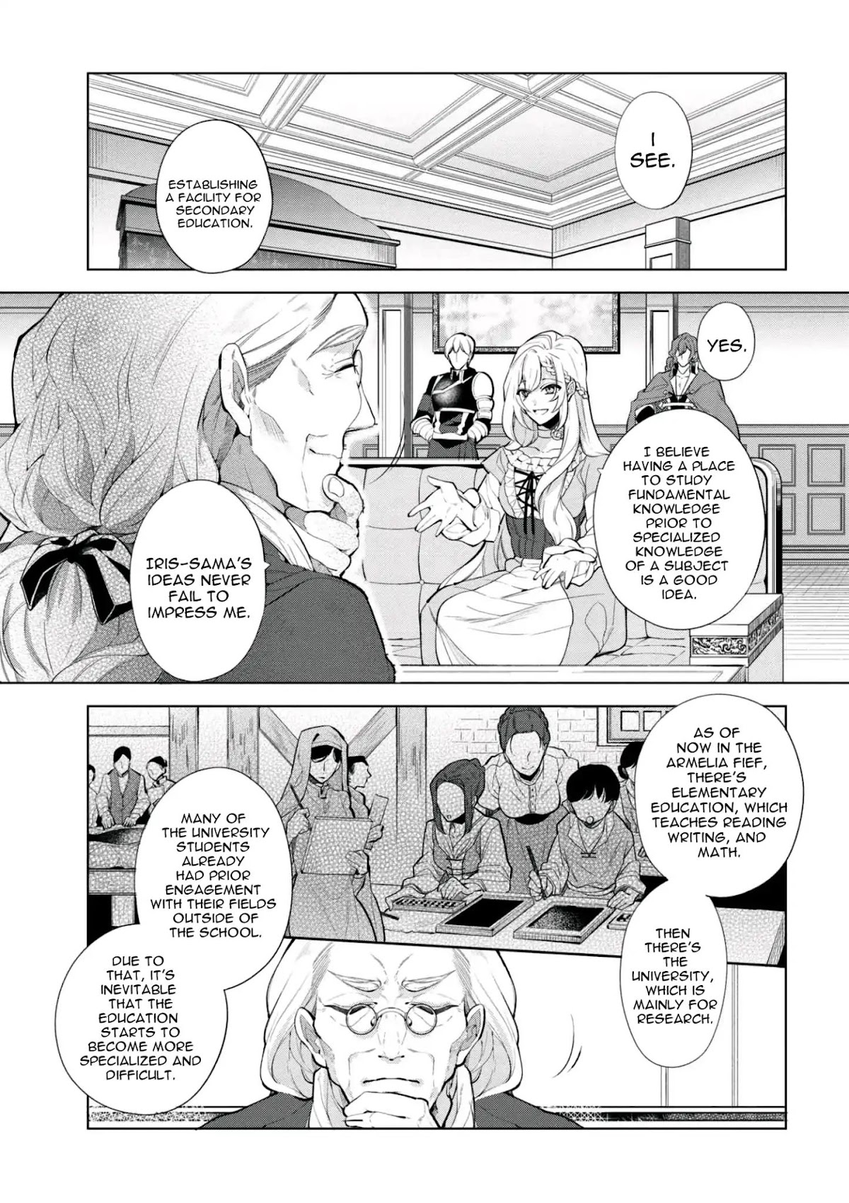 Koushaku Reijou no Tashinami Chapter 42.1 page 1 - Chapter 42.1
