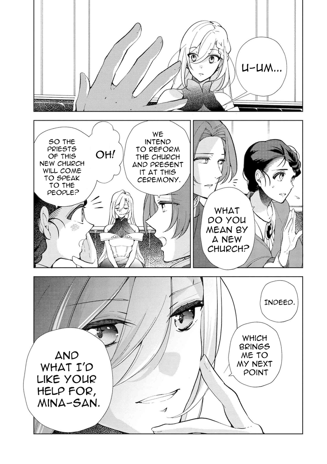 Koushaku Reijou no Tashinami Chapter 45 page 1 - Chapter 45
