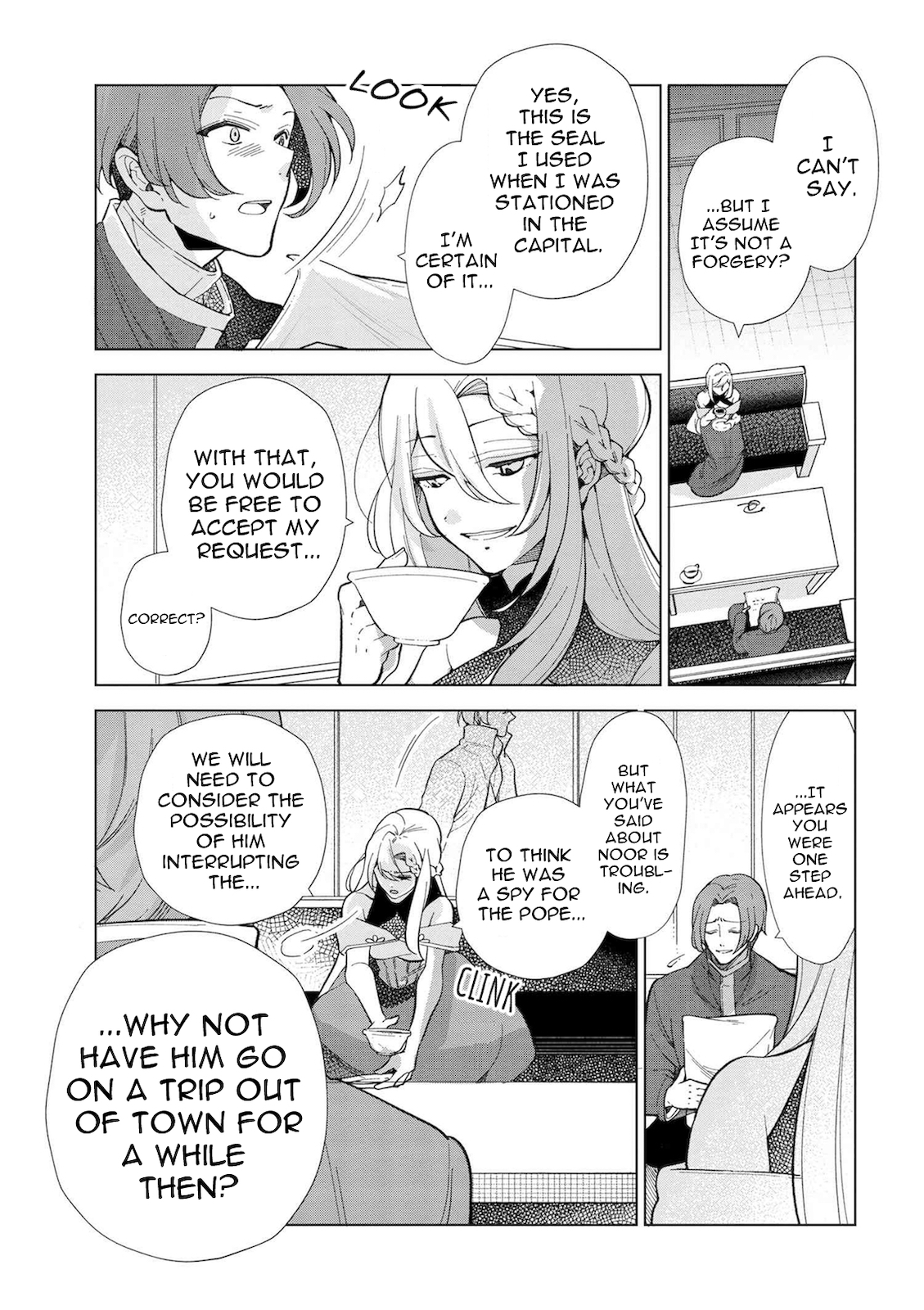 Koushaku Reijou no Tashinami Chapter 45 page 9 - Chapter 45