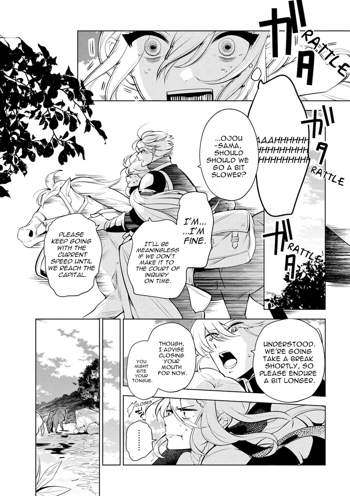 Koushaku Reijou no Tashinami Chapter 46 page 1 - Chapter 46